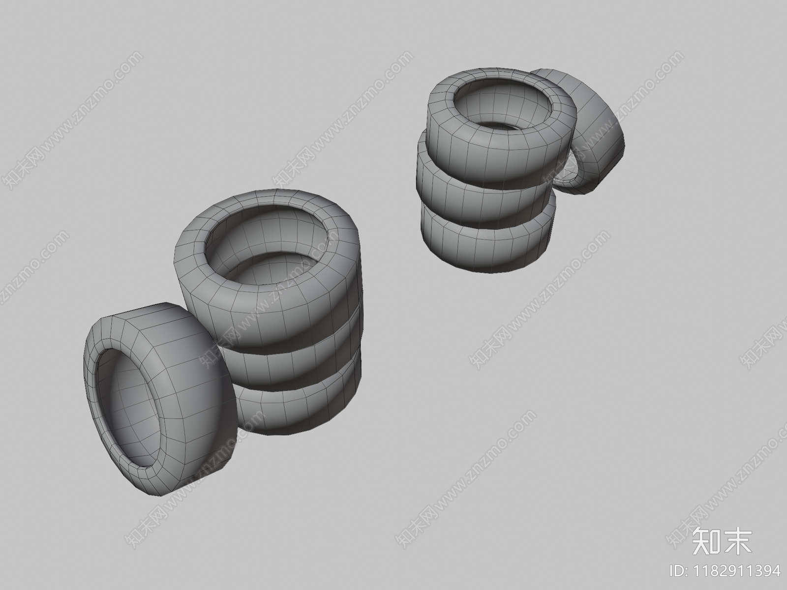 交通配件3D模型下载【ID:1182911394】