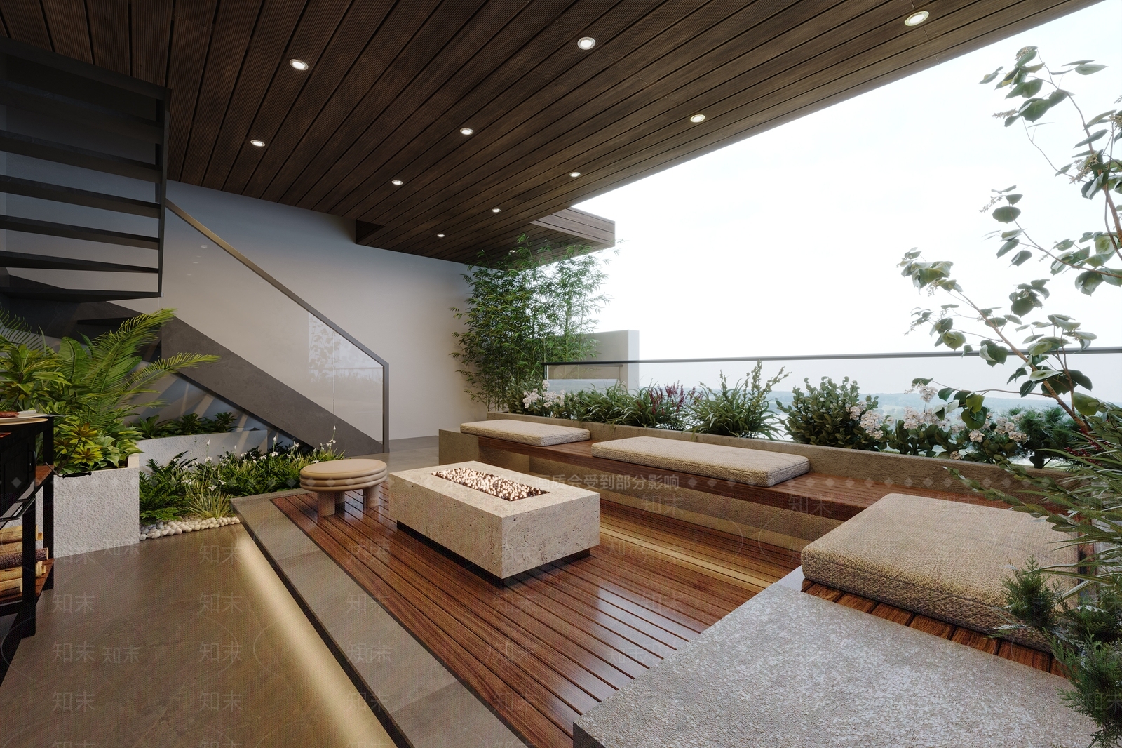 现代阳台3D模型下载【ID:1182918069】