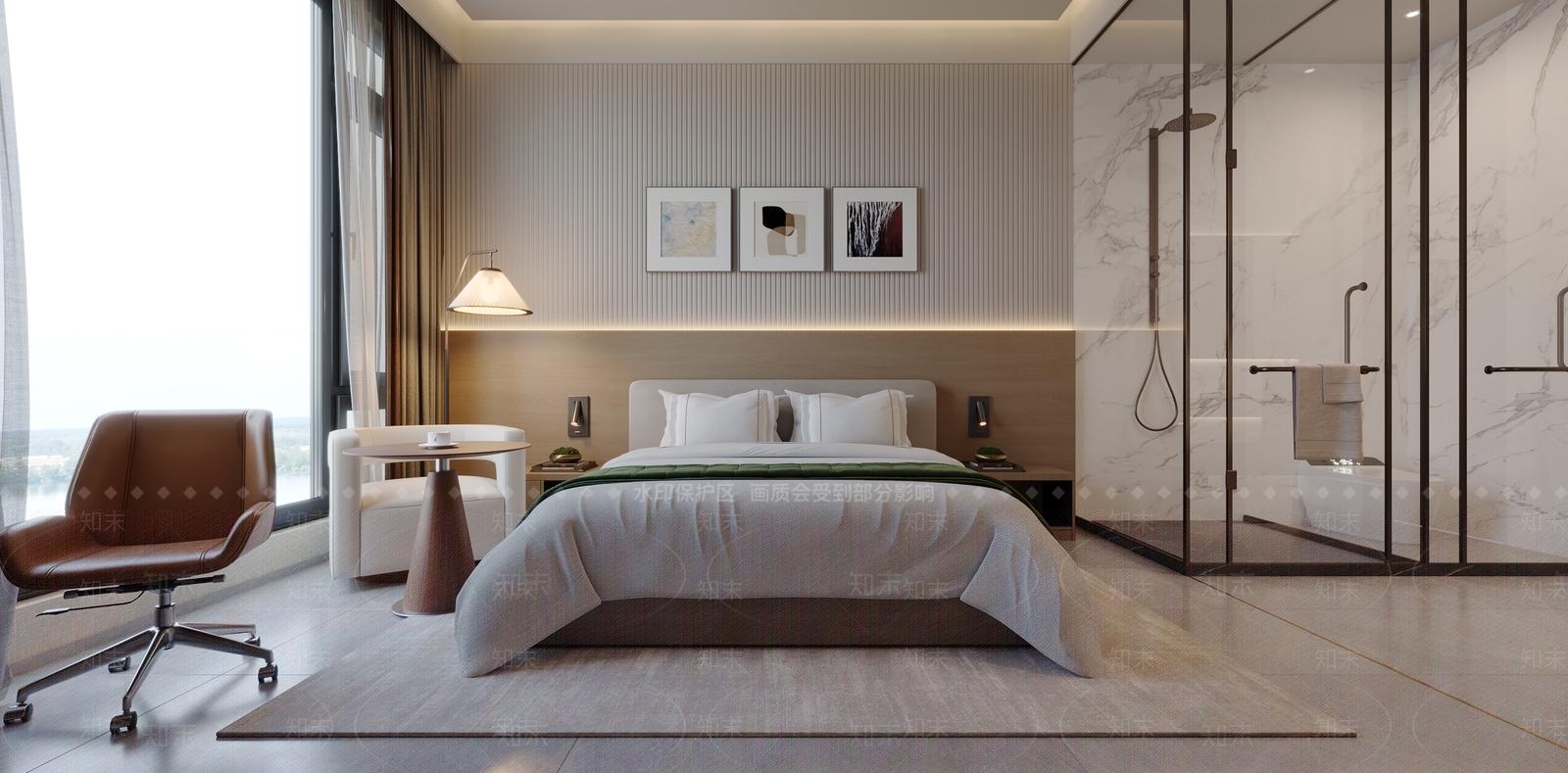 复合储物服务柜衣柜3D模型下载【ID:1227570385】