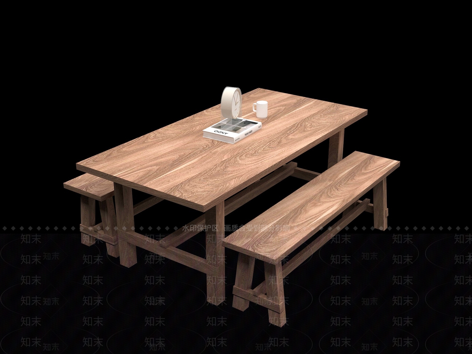 现代中式美陈3D模型下载【ID:1182919312】