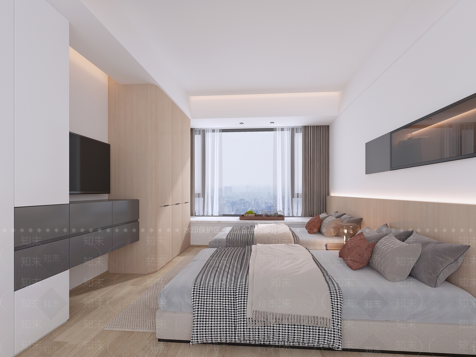 现代民宿3D模型下载【ID:1182929501】