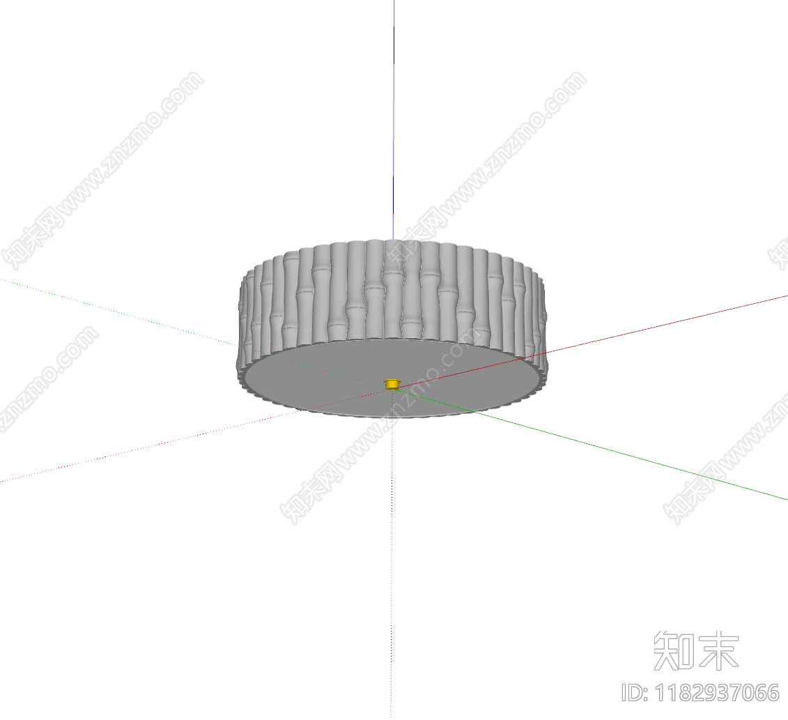 法式现代吸顶灯SU模型下载【ID:1182937066】