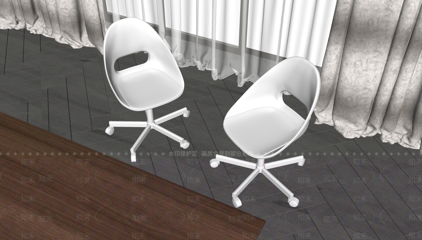 现代办公椅SU模型下载【ID:1182943127】