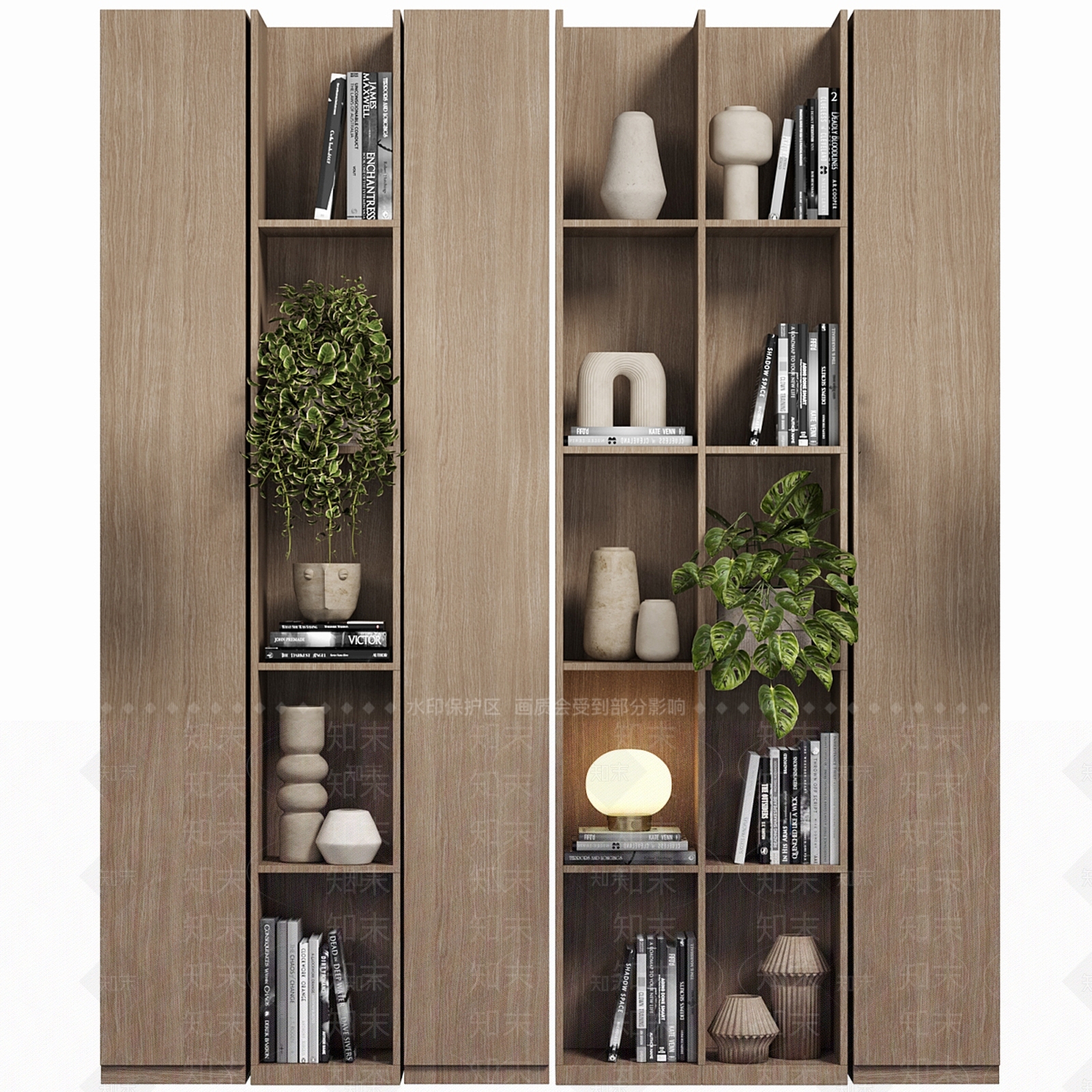 原木北欧其他柜子3D模型下载【ID:1182952722】