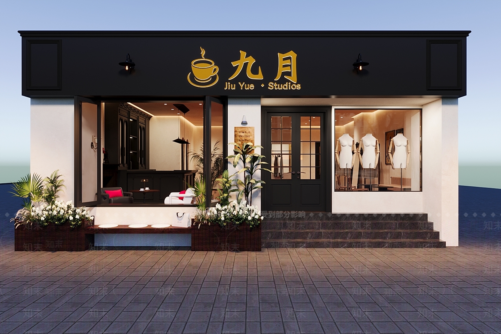 服装店3D模型下载【ID:1182954923】