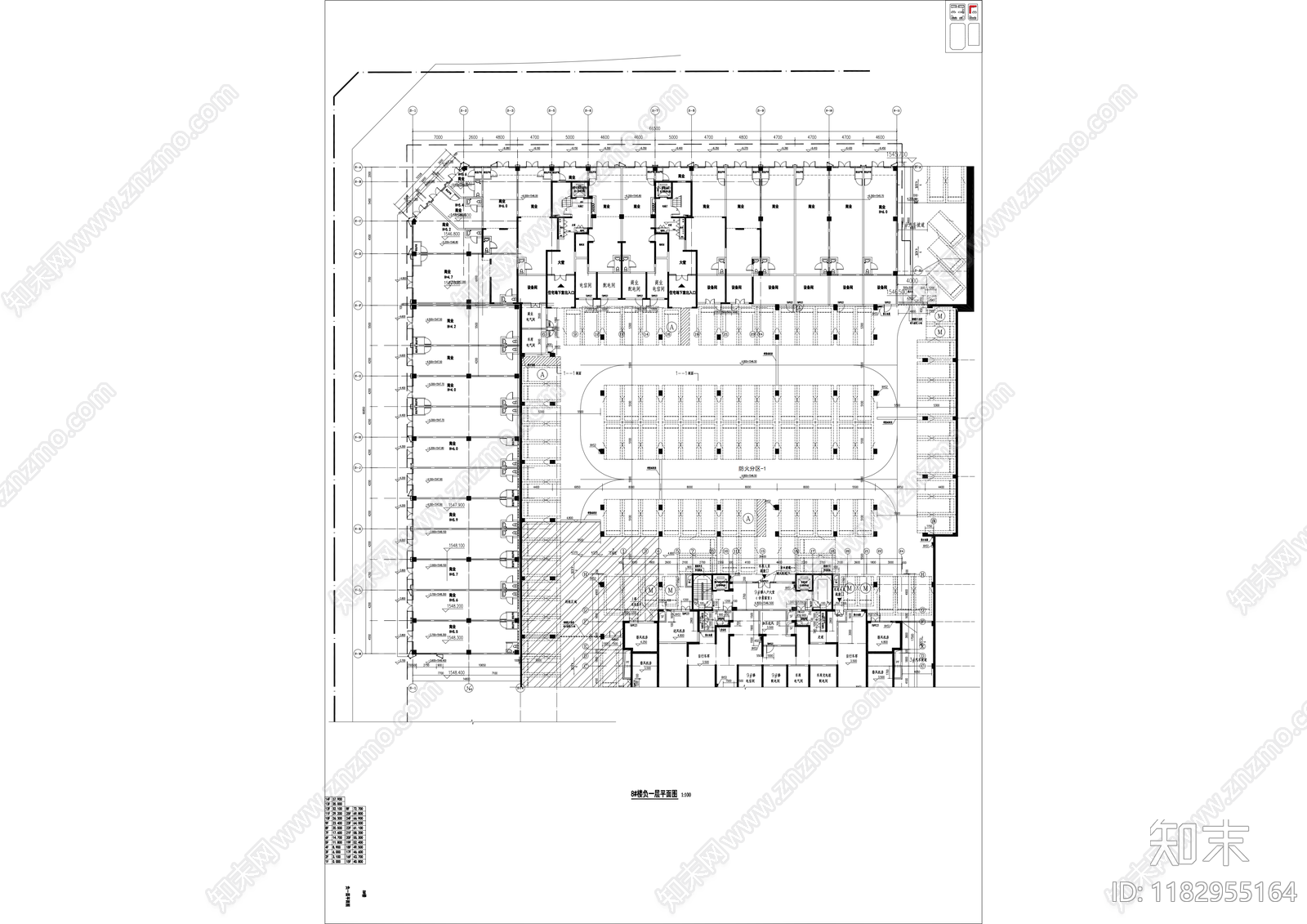 现代住宅楼建筑cad施工图下载【ID:1182955164】