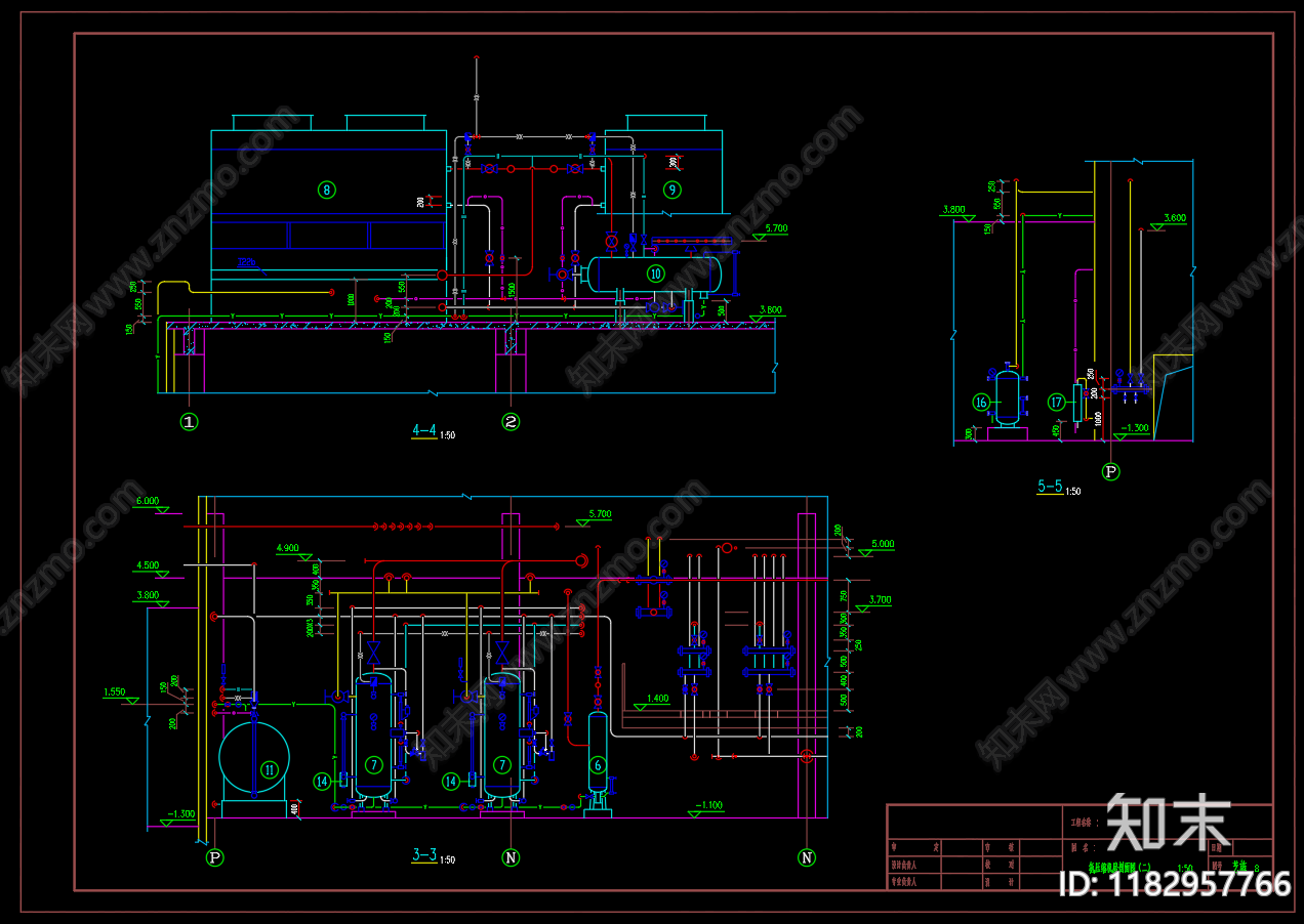 暖通节点cad施工图下载【ID:1182957766】