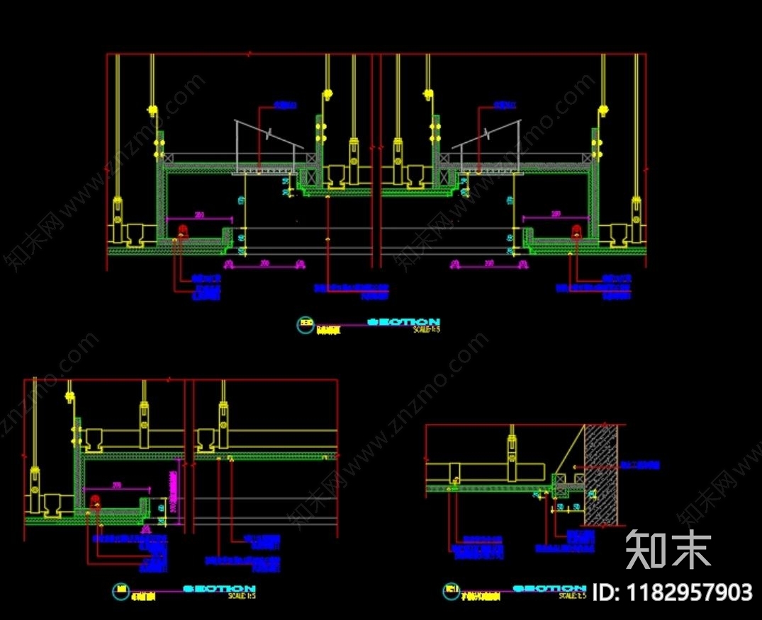 现代其他节点详图cad施工图下载【ID:1182957903】