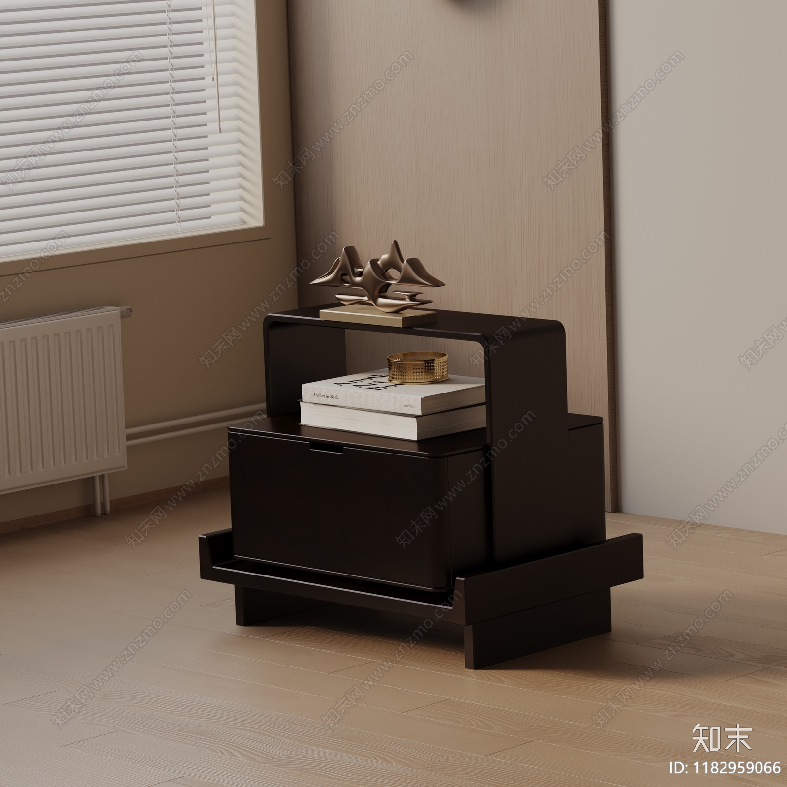 现代床头柜3D模型下载【ID:1182959066】