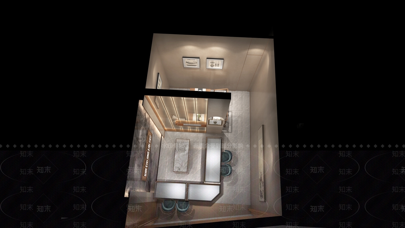 现代轻奢珠宝店3D模型下载【ID:1182960289】