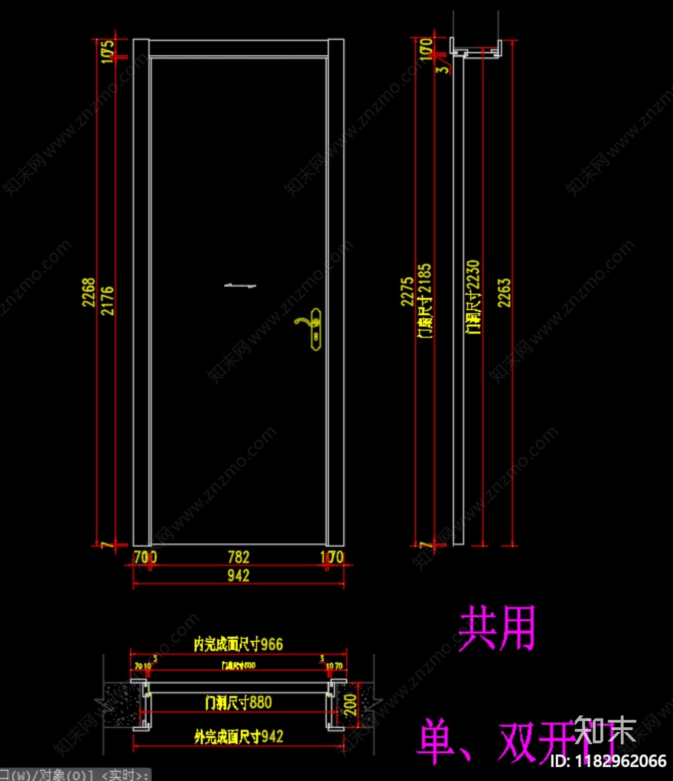 现代欧式家装图库cad施工图下载【ID:1182962066】