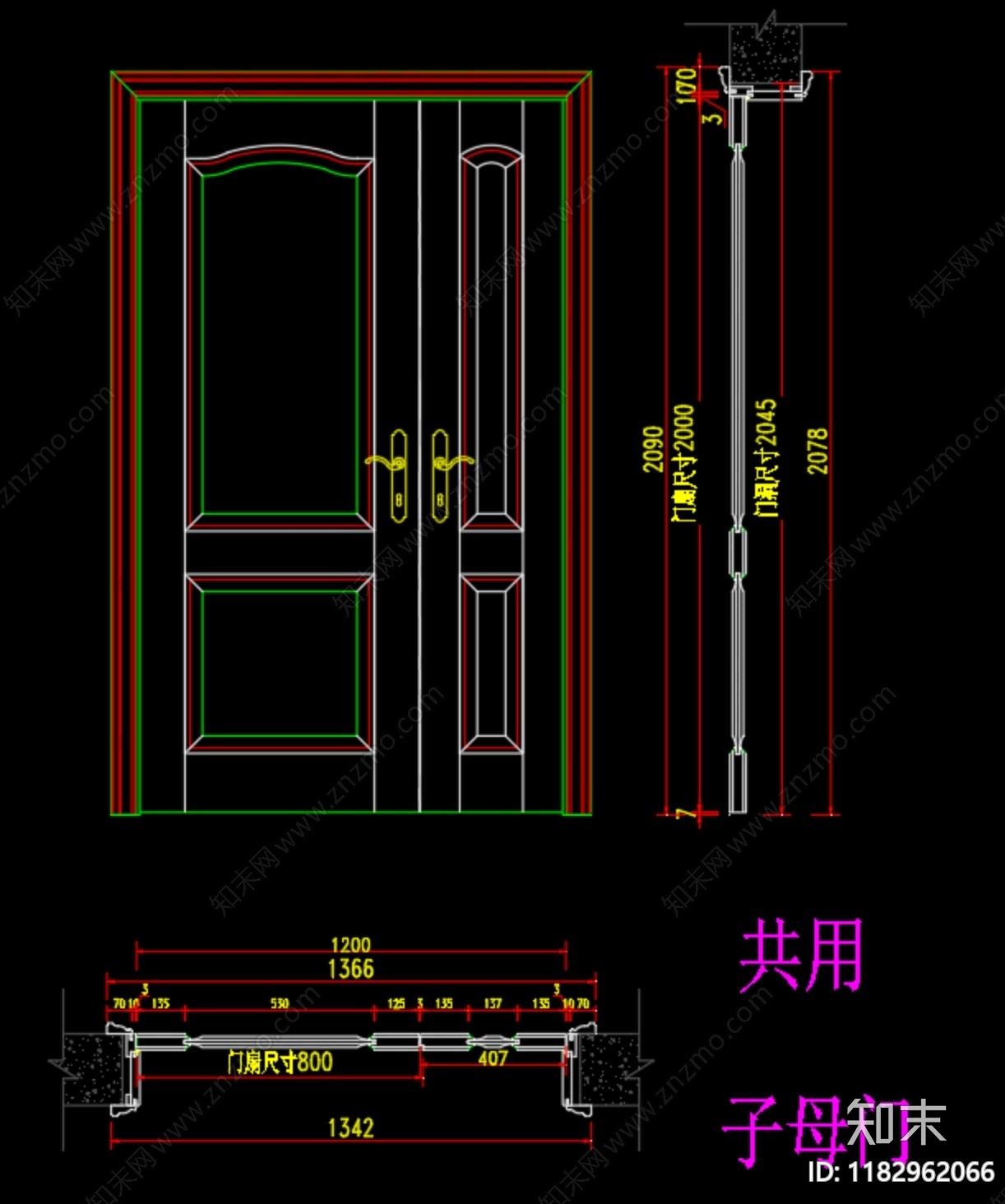 现代欧式家装图库cad施工图下载【ID:1182962066】