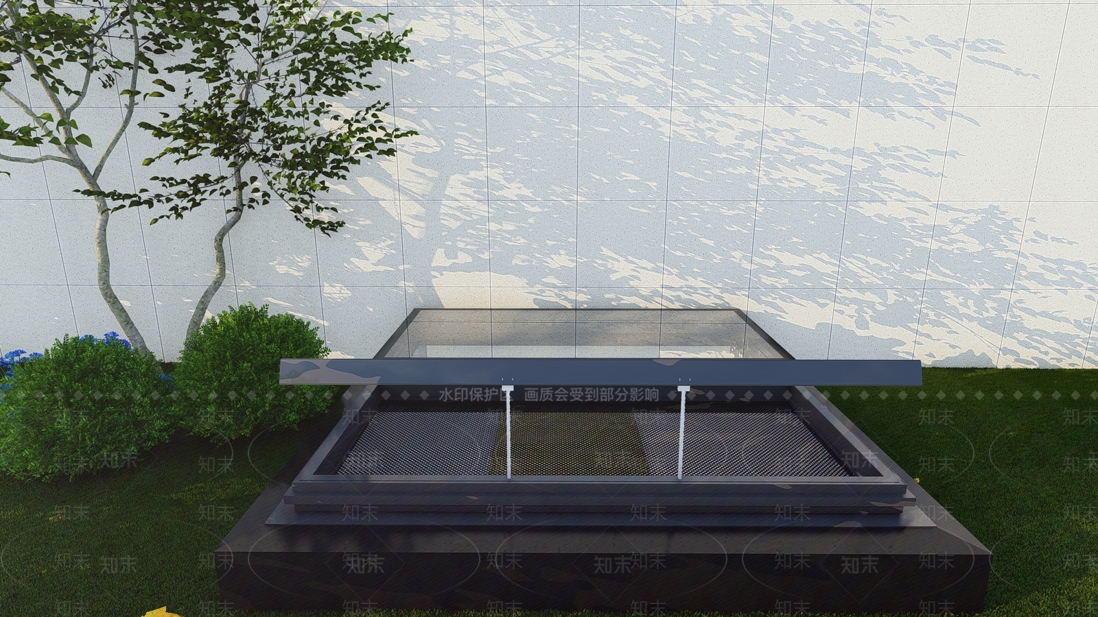 现代别墅SU模型下载【ID:1182967272】