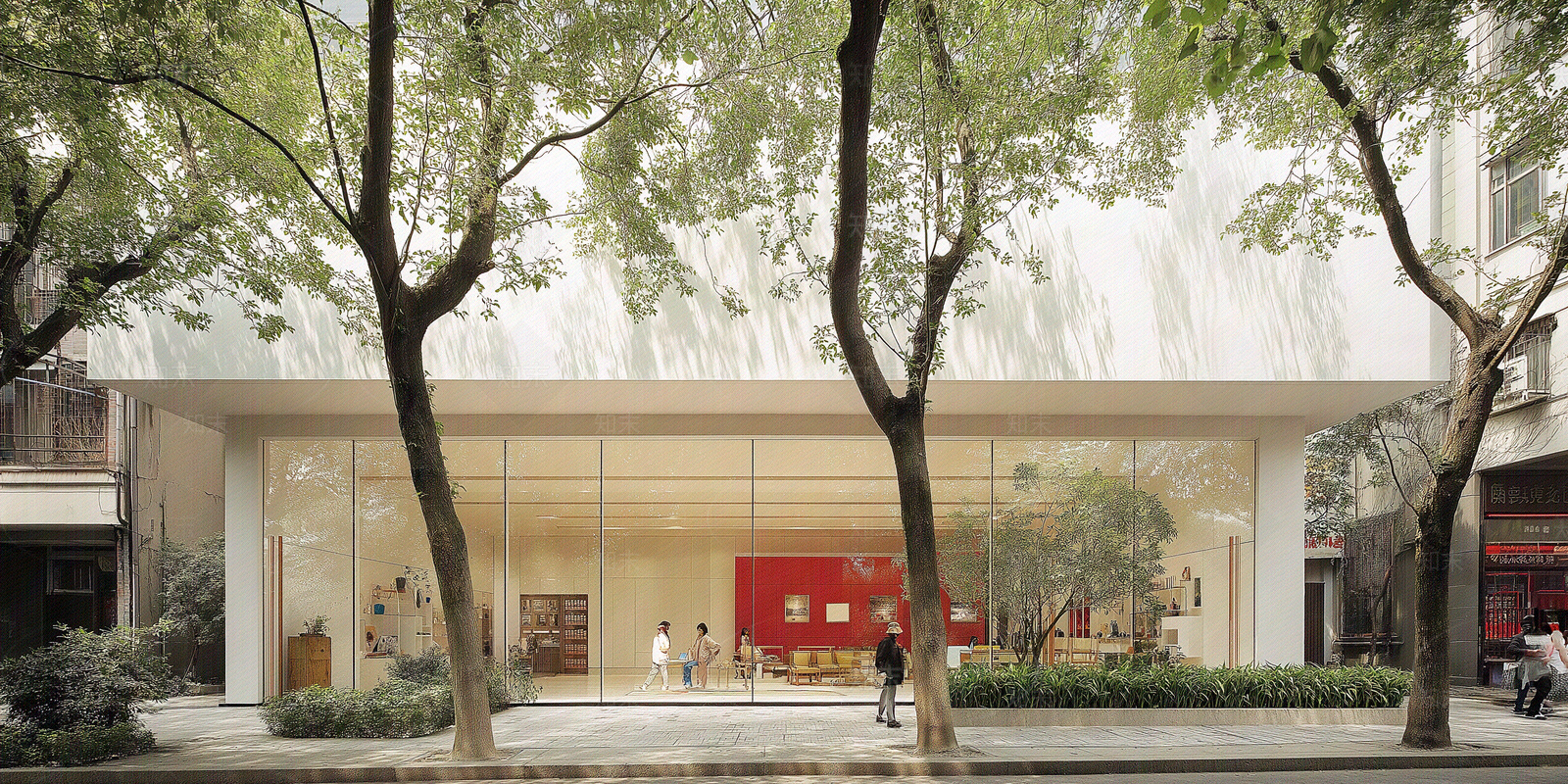 街道外景贴图材质精品下载_VRay贴图_知末网
