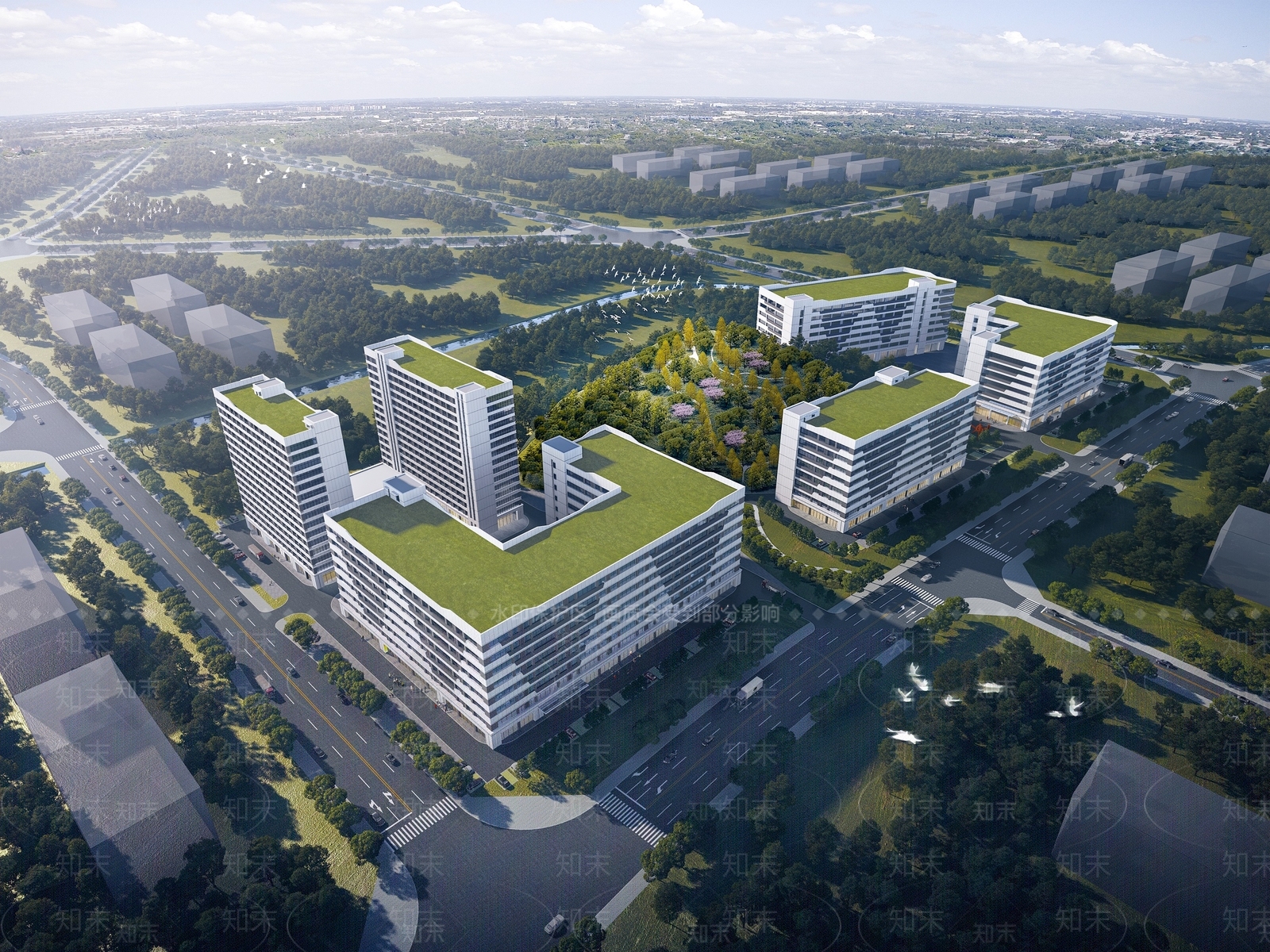 现代厂房3D模型下载【ID:1182981699】