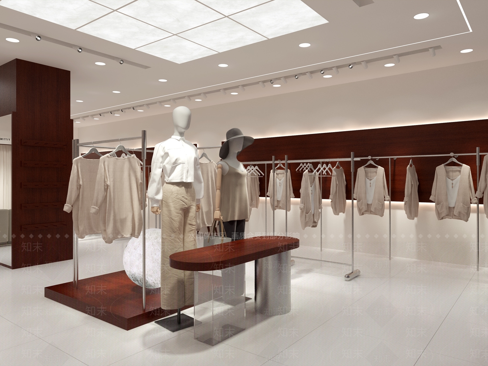 现代服装店3D模型下载【ID:1182981709】