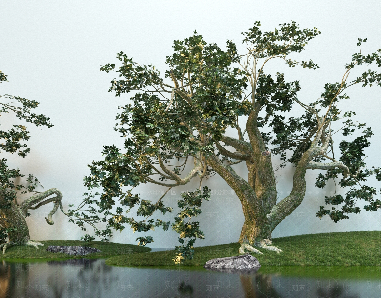 乔木3D模型下载【ID:1182987347】