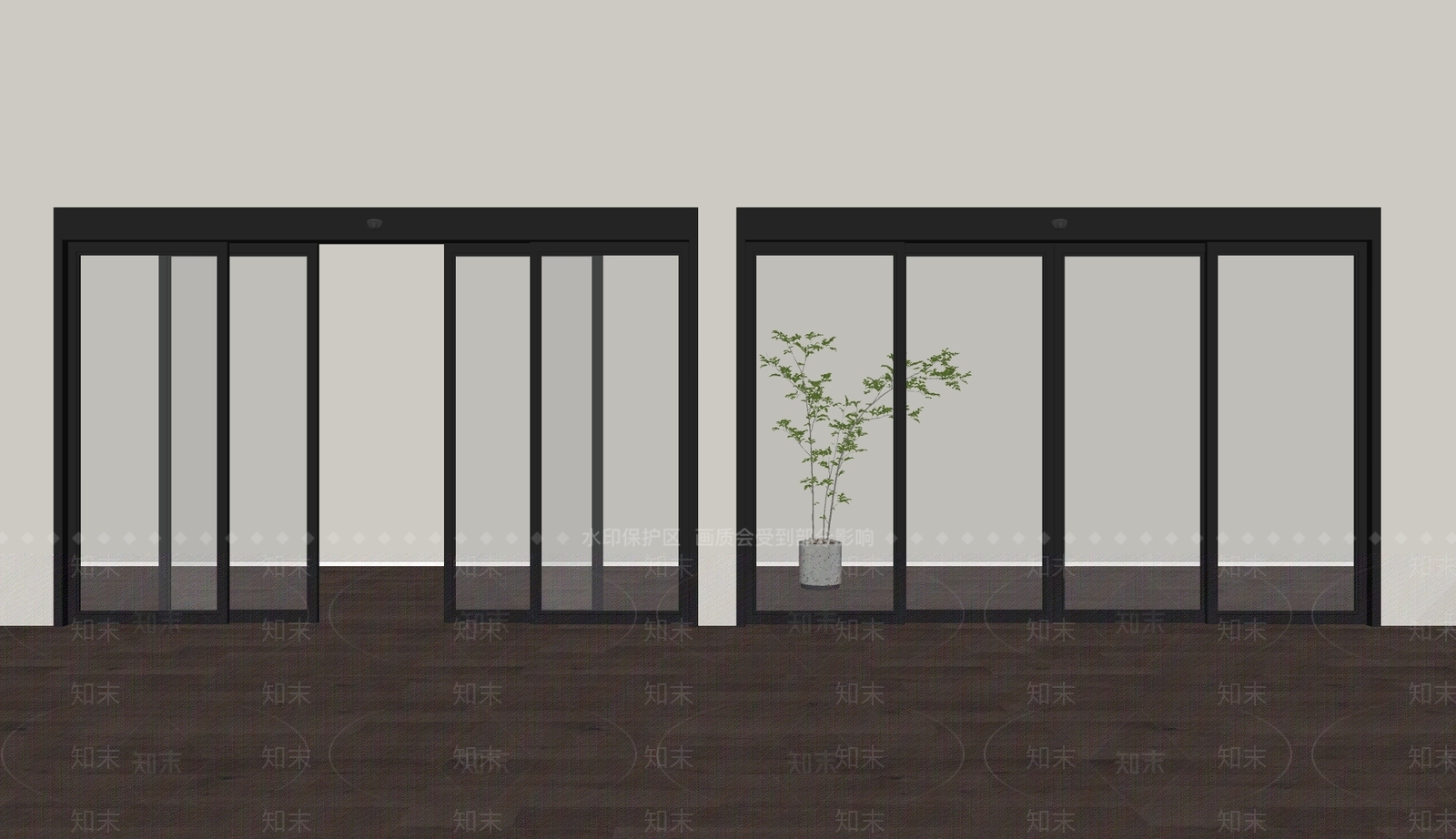 现代其他门SU模型下载【ID:1182993616】
