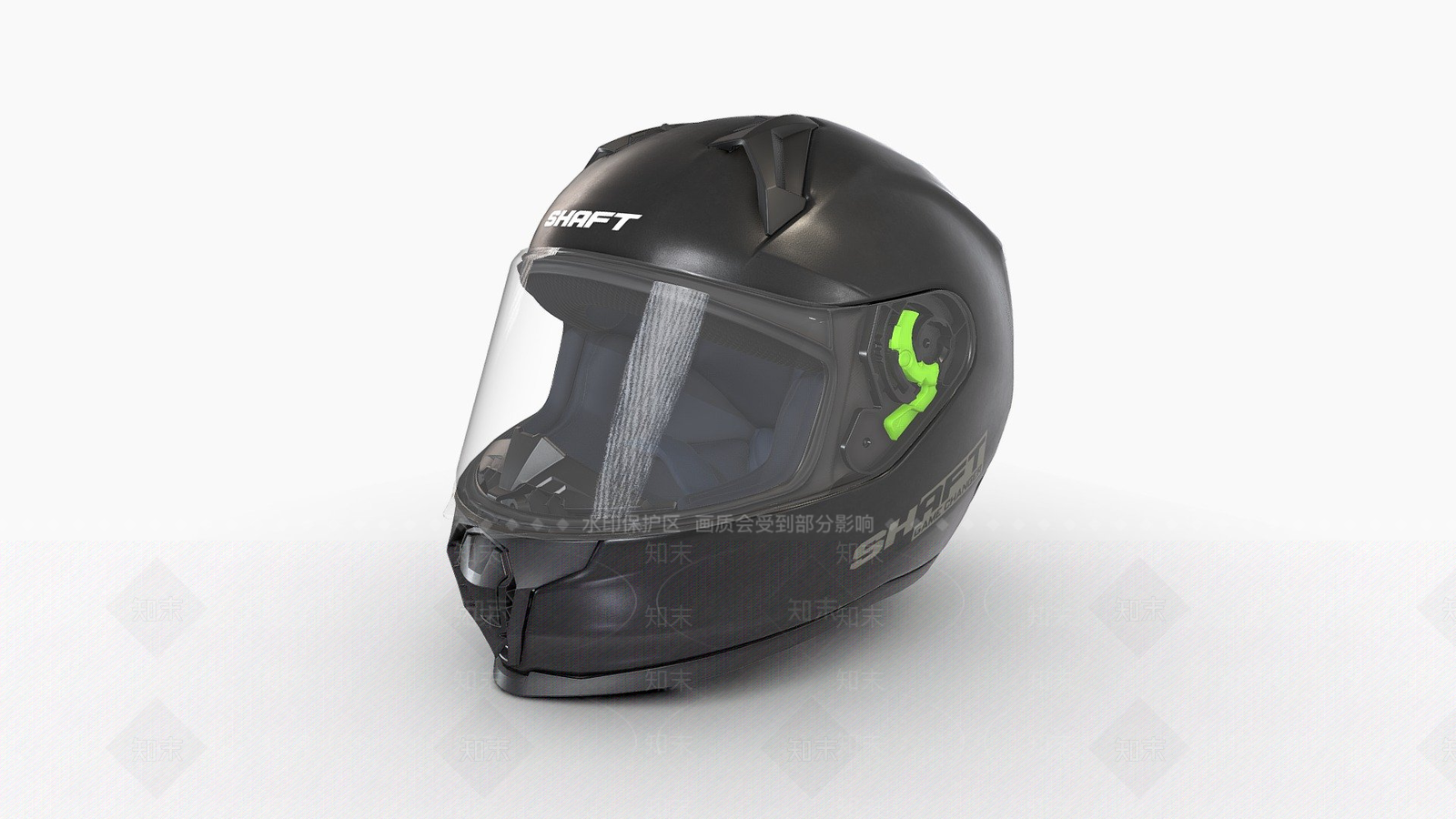 现代帽子3D模型渲染效果图