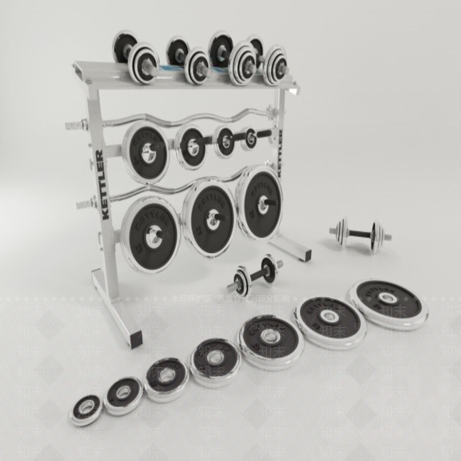 运动器材3D模型下载【ID:1183001519】