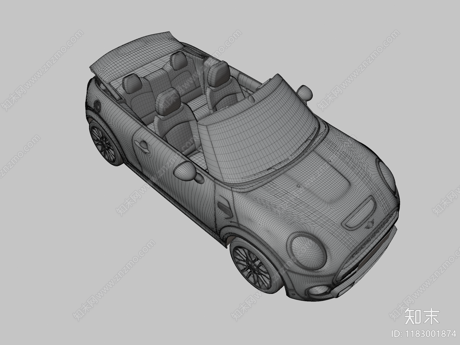 汽车3D模型下载【ID:1183001874】