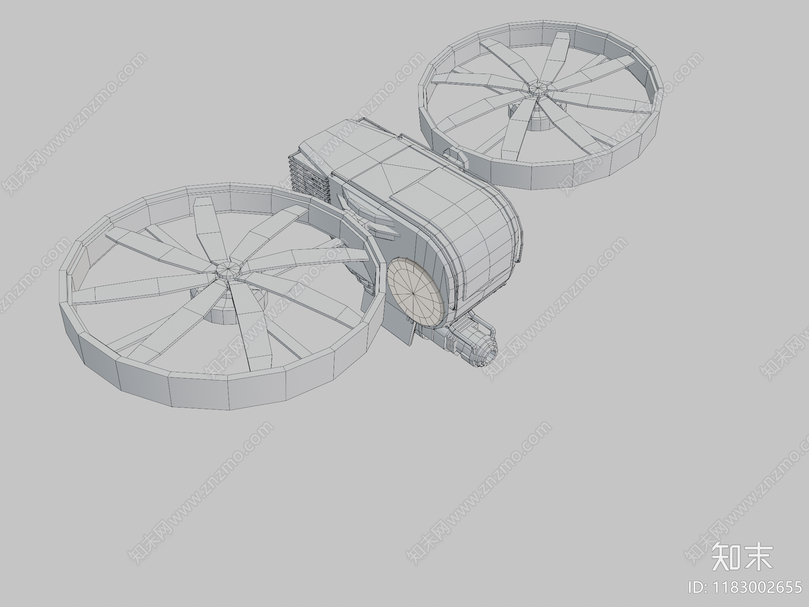 飞机3D模型下载【ID:1183002655】