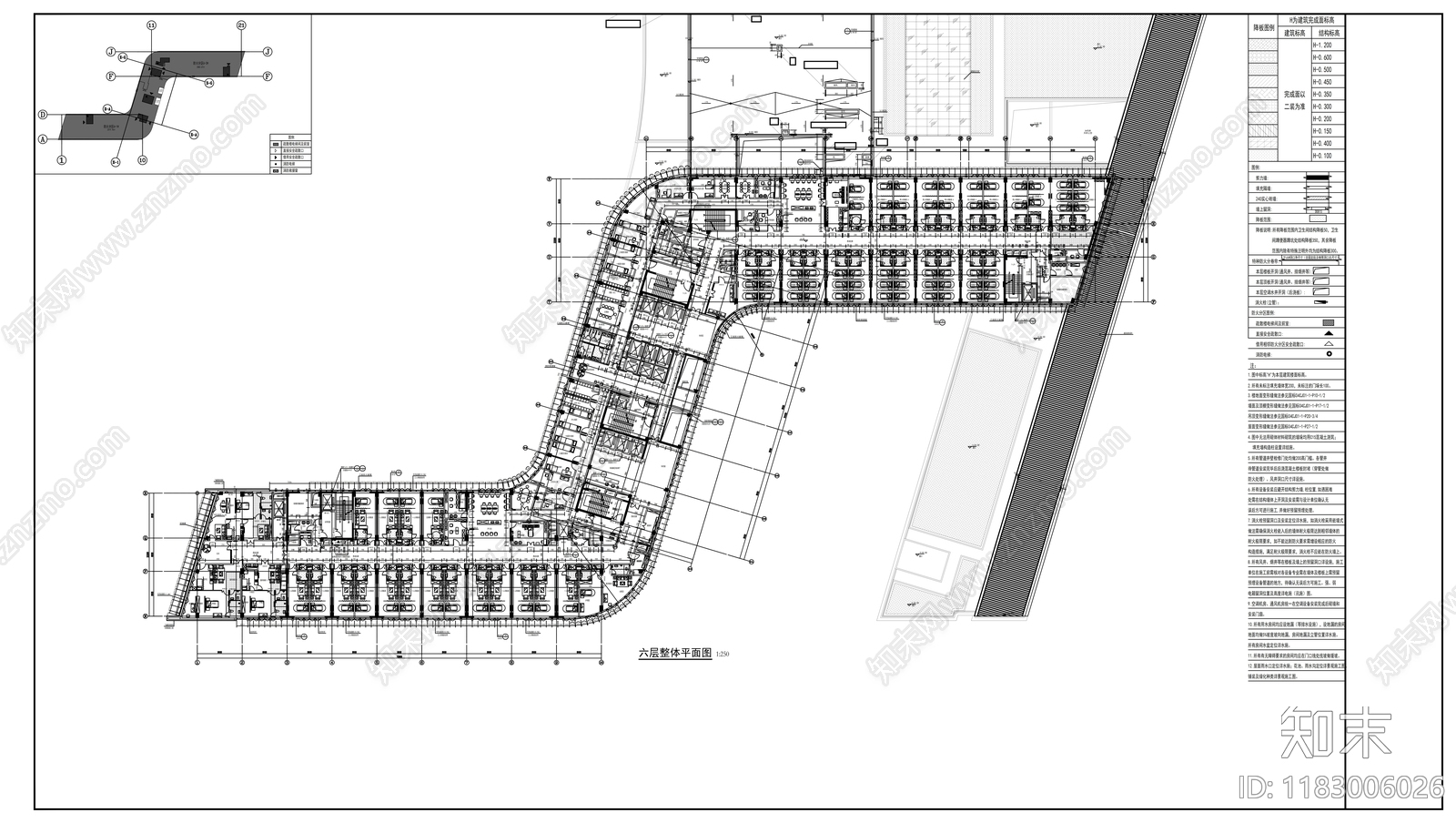 现代医院建筑cad施工图下载【ID:1183006026】