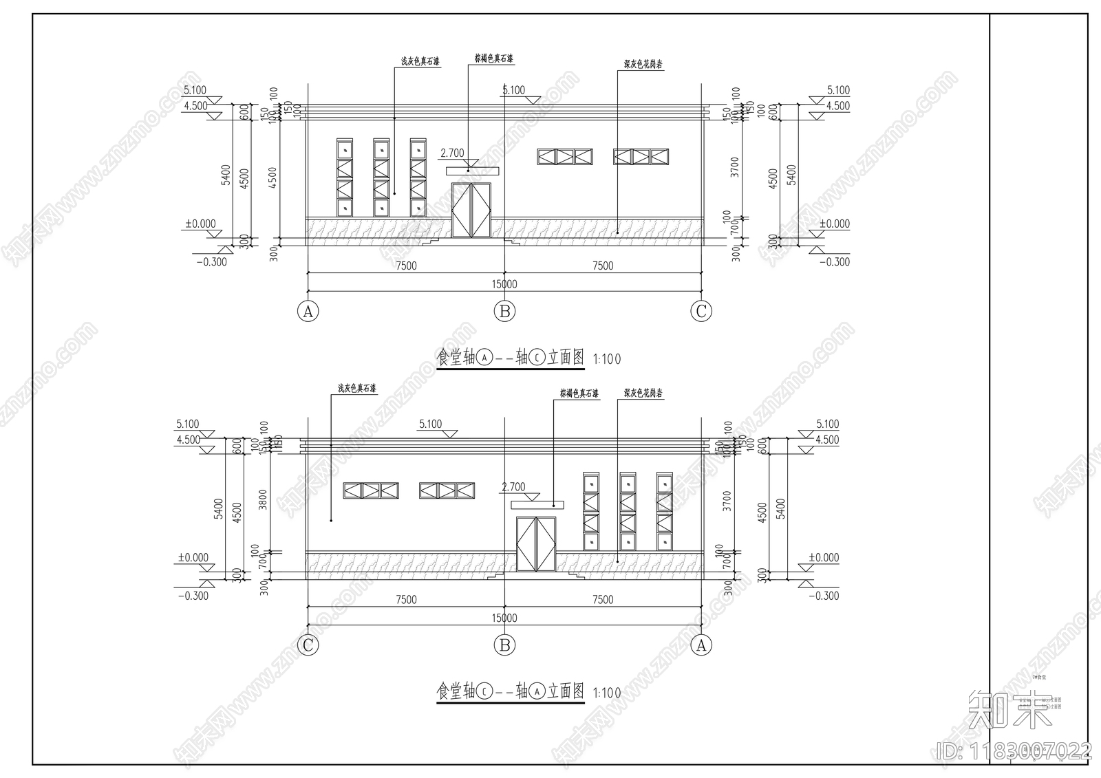 现代其他公共建筑cad施工图下载【ID:1183007022】