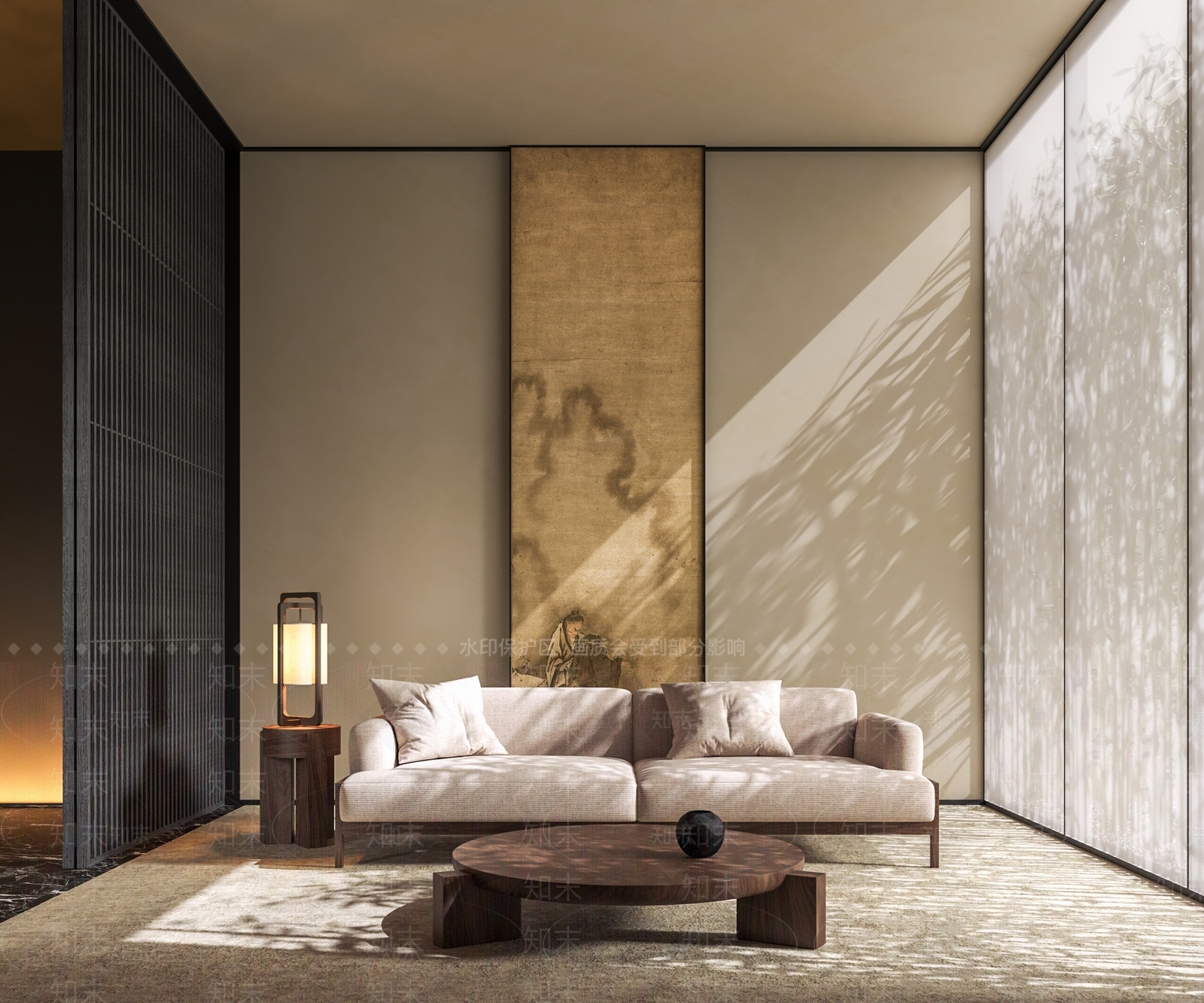 新中式中式接待室SU模型下载【ID:1183007988】