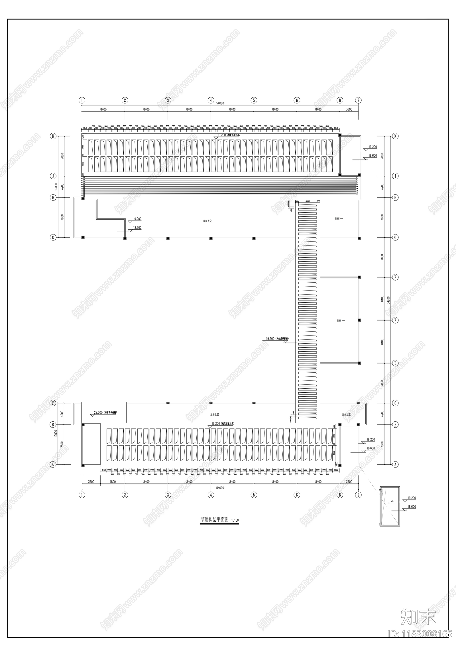 现代学校建筑cad施工图下载【ID:1183008165】