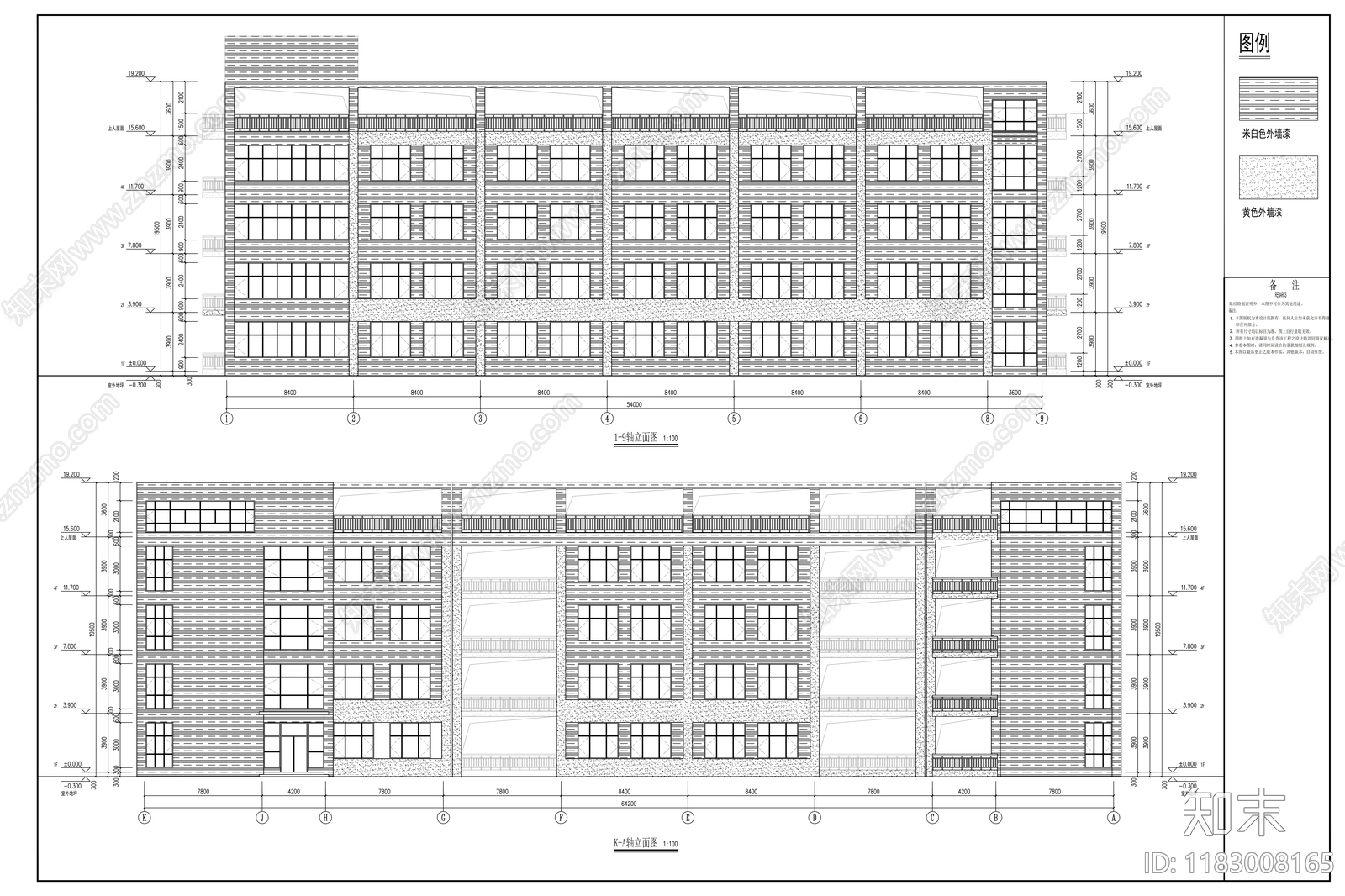 现代学校建筑cad施工图下载【ID:1183008165】