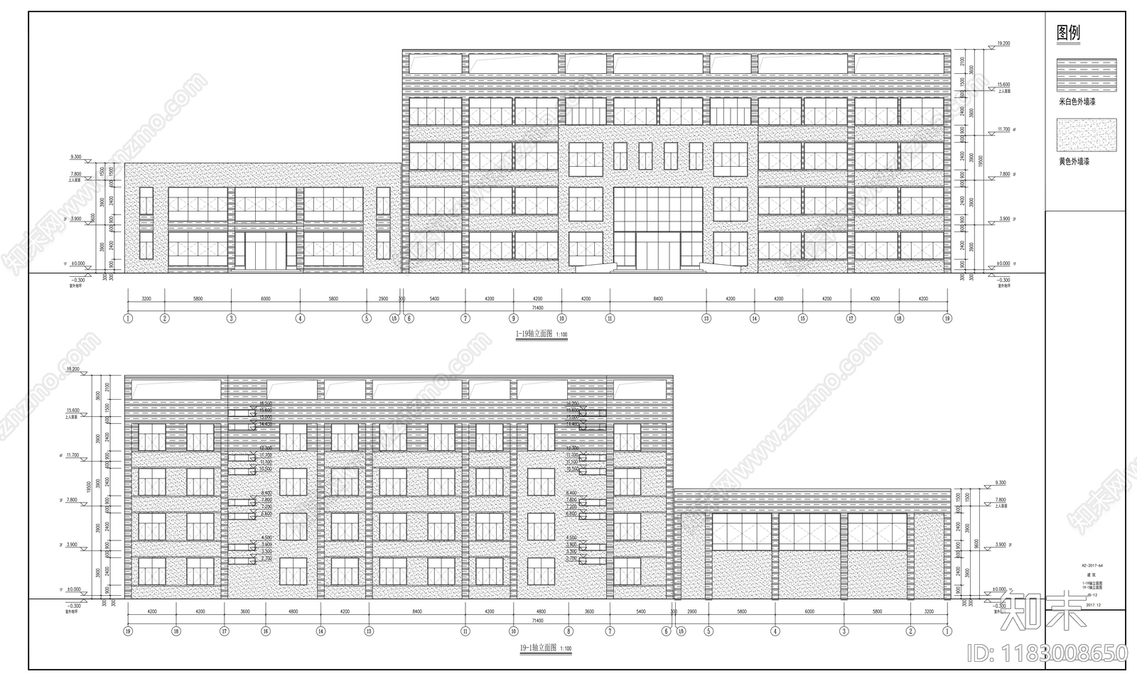 现代学校建筑cad施工图下载【ID:1183008650】