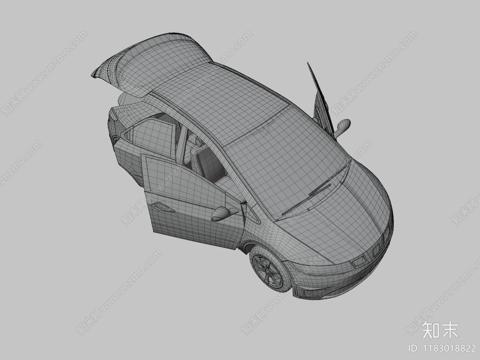 汽车3D模型下载【ID:1183018822】