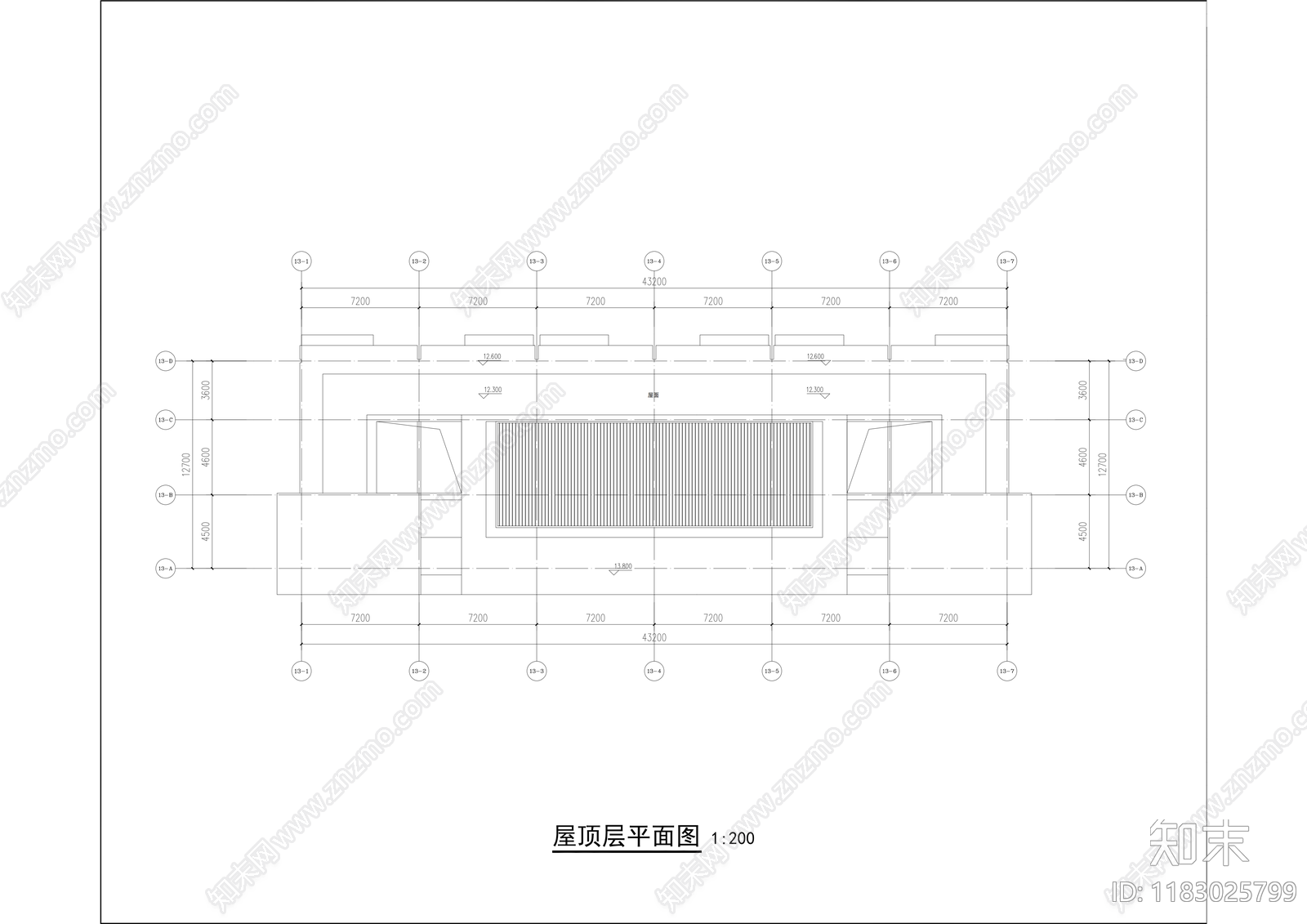 现代住宅楼建筑cad施工图下载【ID:1183025799】