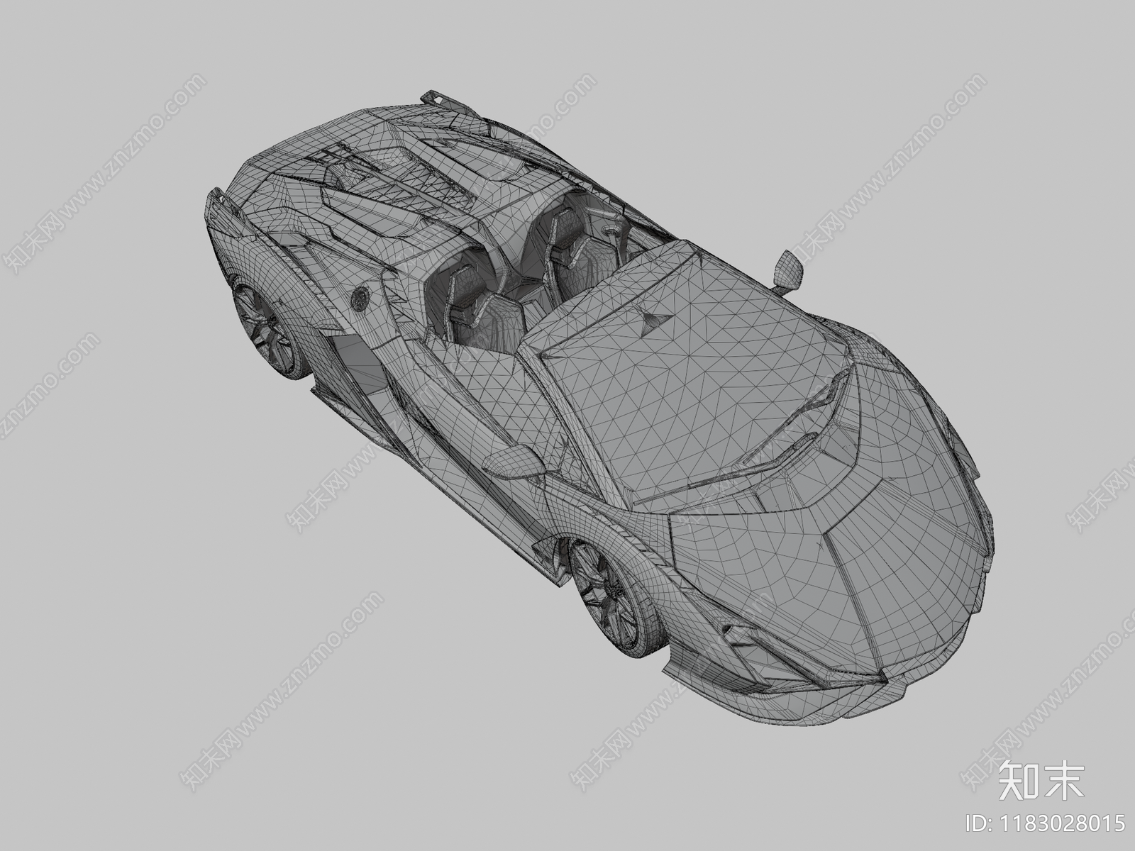 汽车3D模型下载【ID:1183028015】