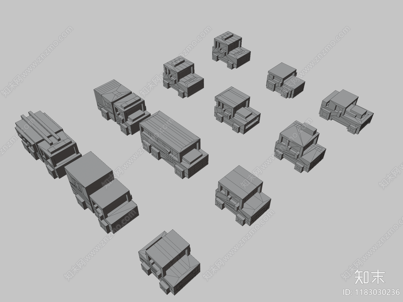 汽车3D模型下载【ID:1183030236】