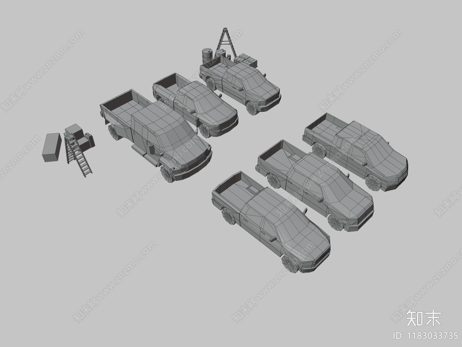 汽车3D模型下载【ID:1183033735】