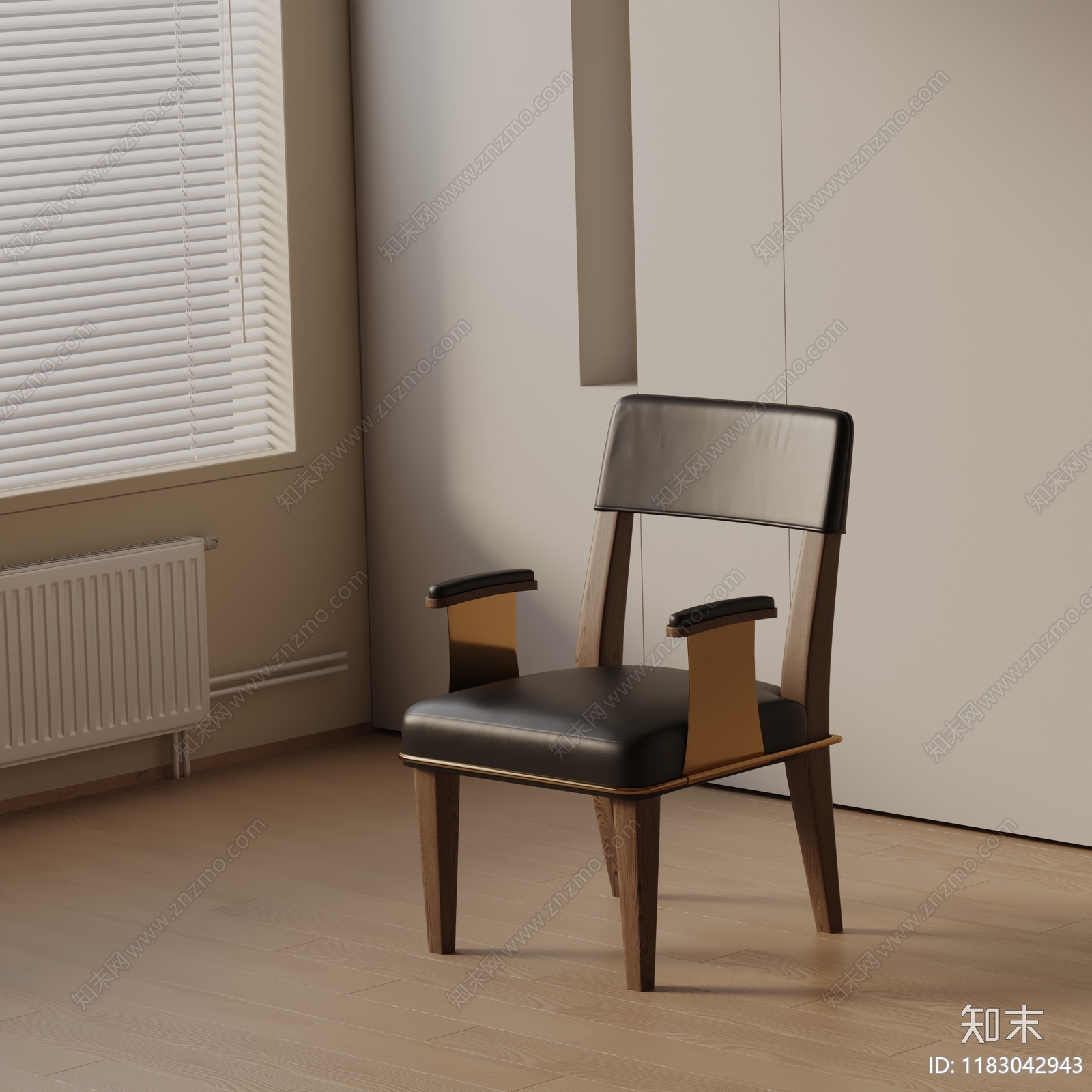 现代餐椅3D模型下载【ID:1183042943】