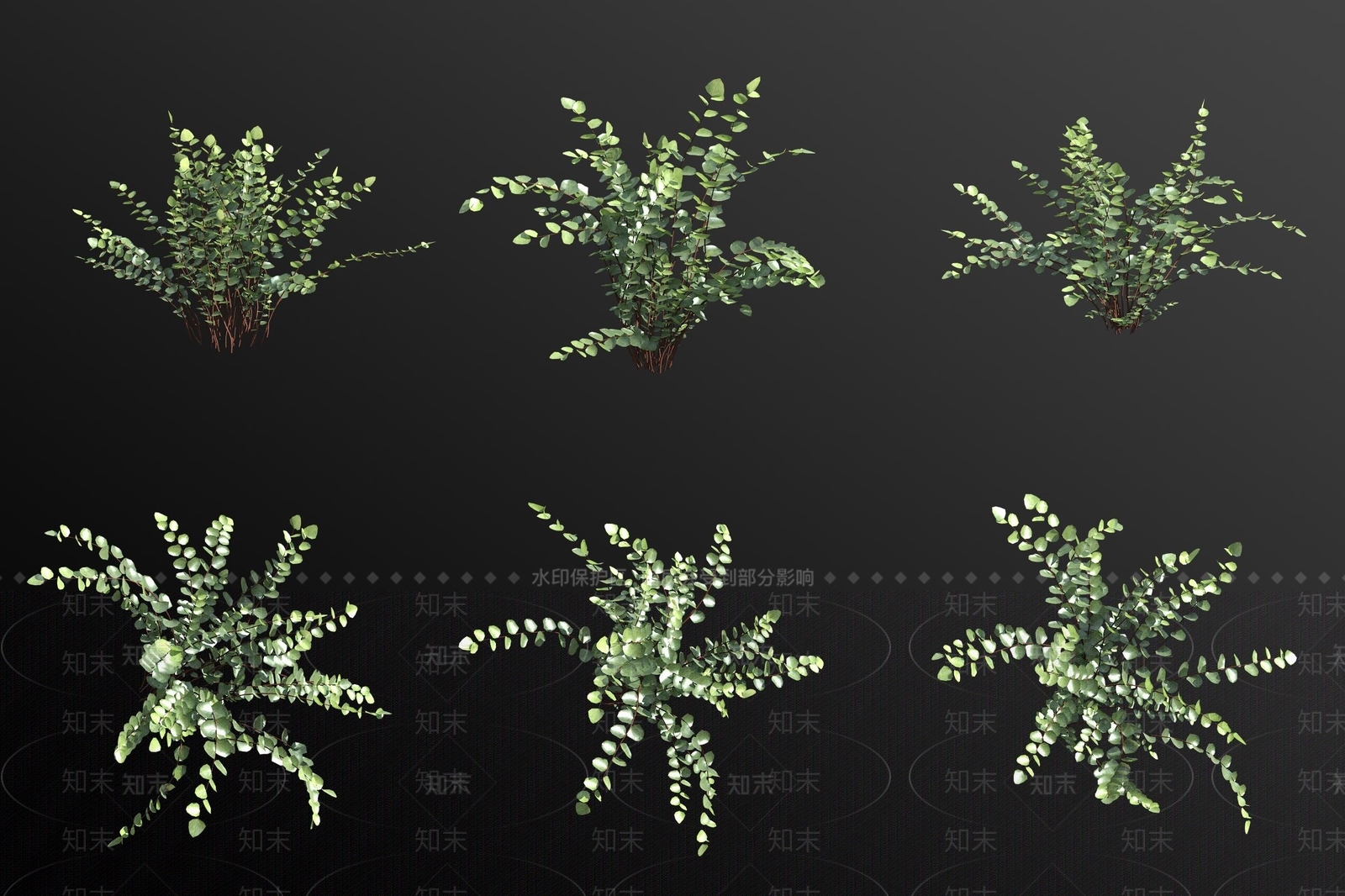 花草组合3D模型下载【ID:1183043137】