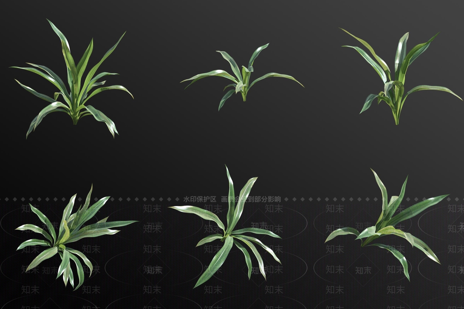 花草组合3D模型下载【ID:1183043445】