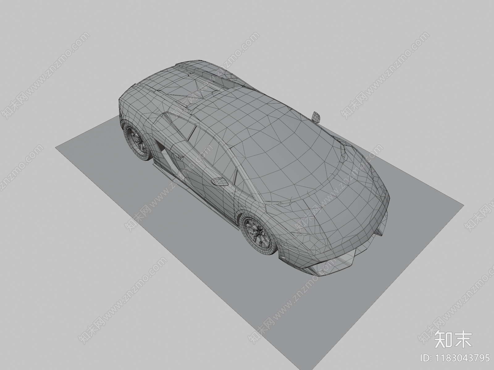 汽车3D模型下载【ID:1183043795】