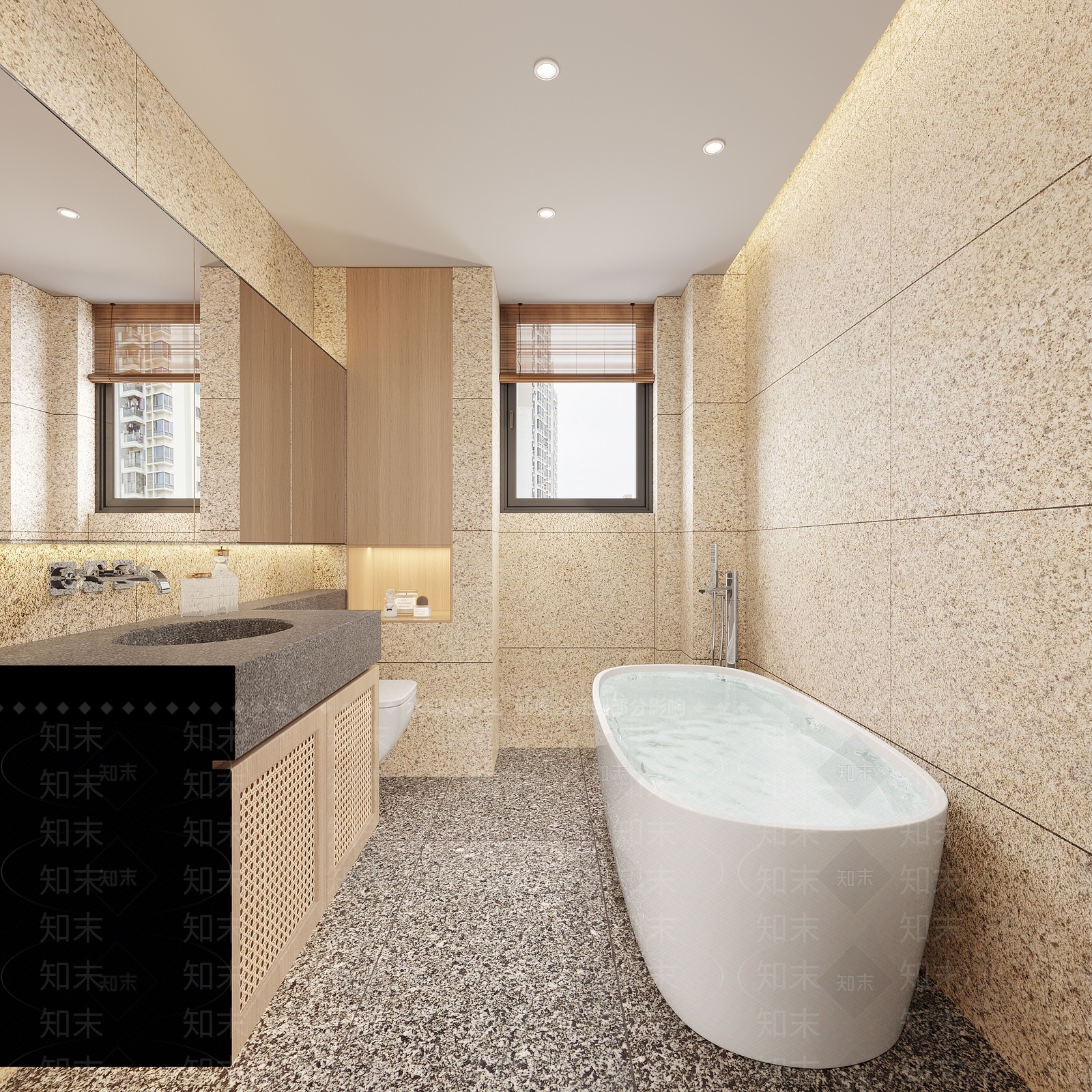 现代卫生间3D模型下载【ID:1183047579】