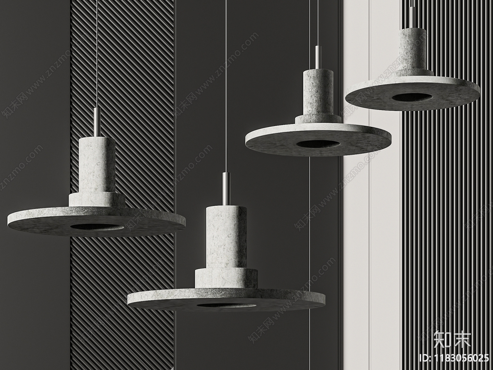 现代封闭式厨房3D模型下载【ID:1183056025】