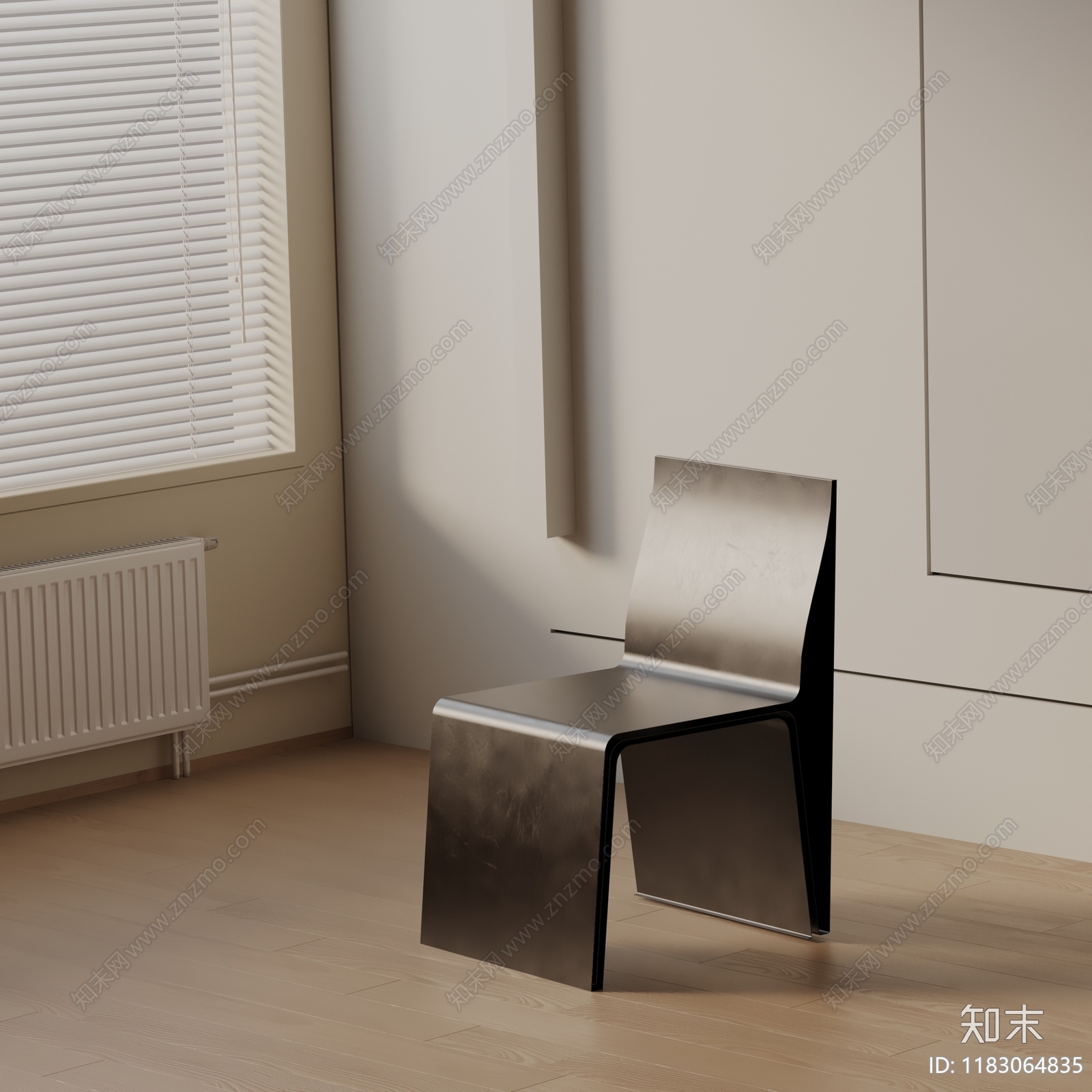 现代餐椅3D模型下载【ID:1183064835】