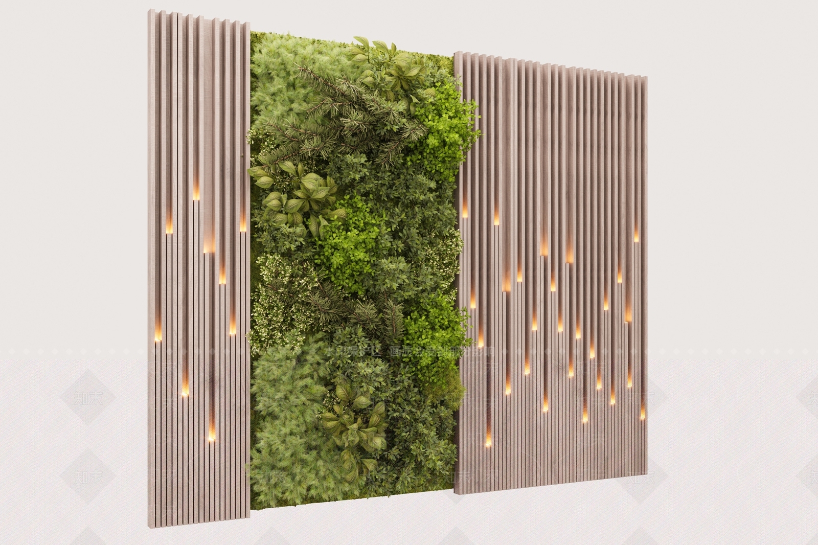 绿植墙3D模型下载【ID:1183066049】