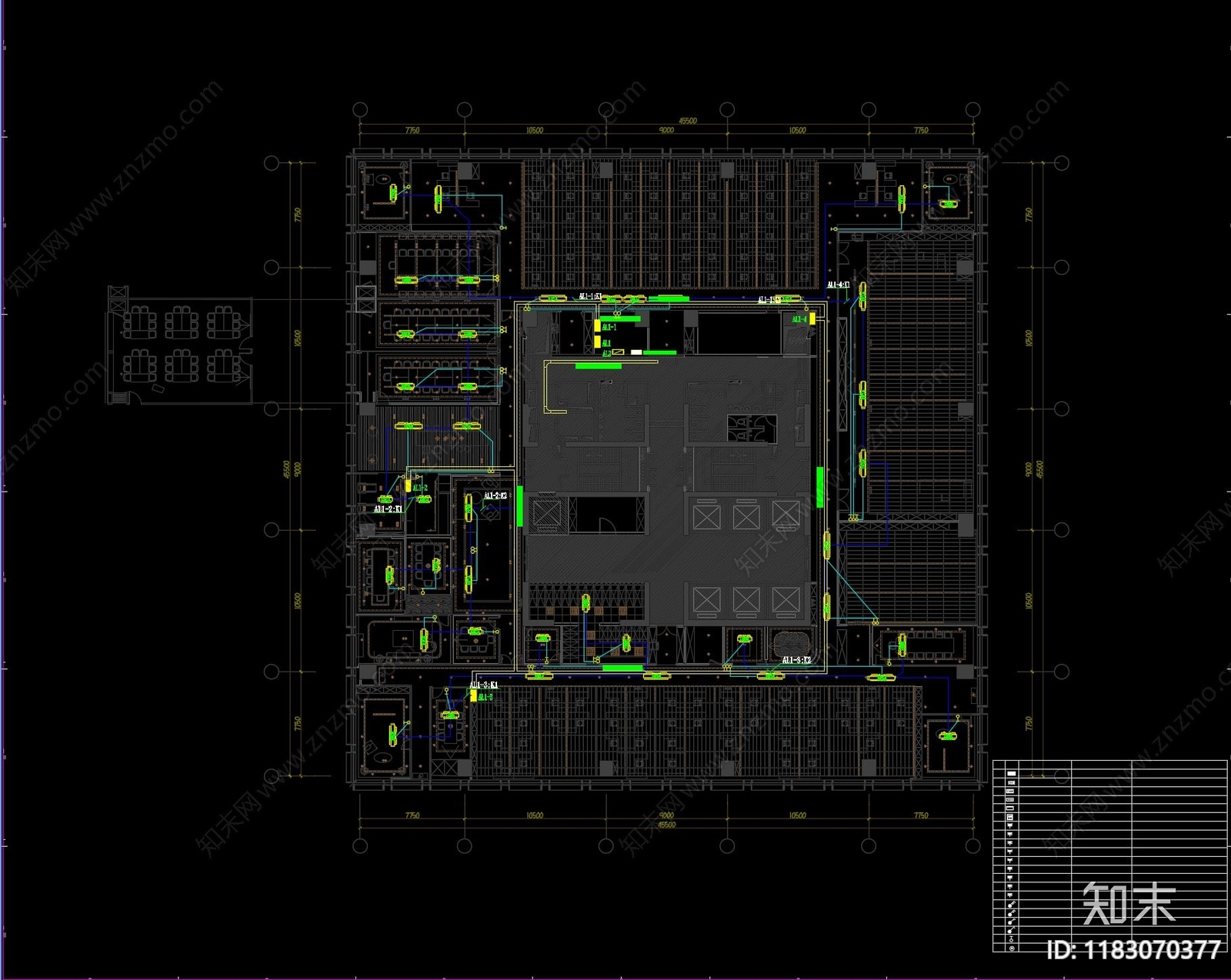 电气图cad施工图下载【ID:1183070377】