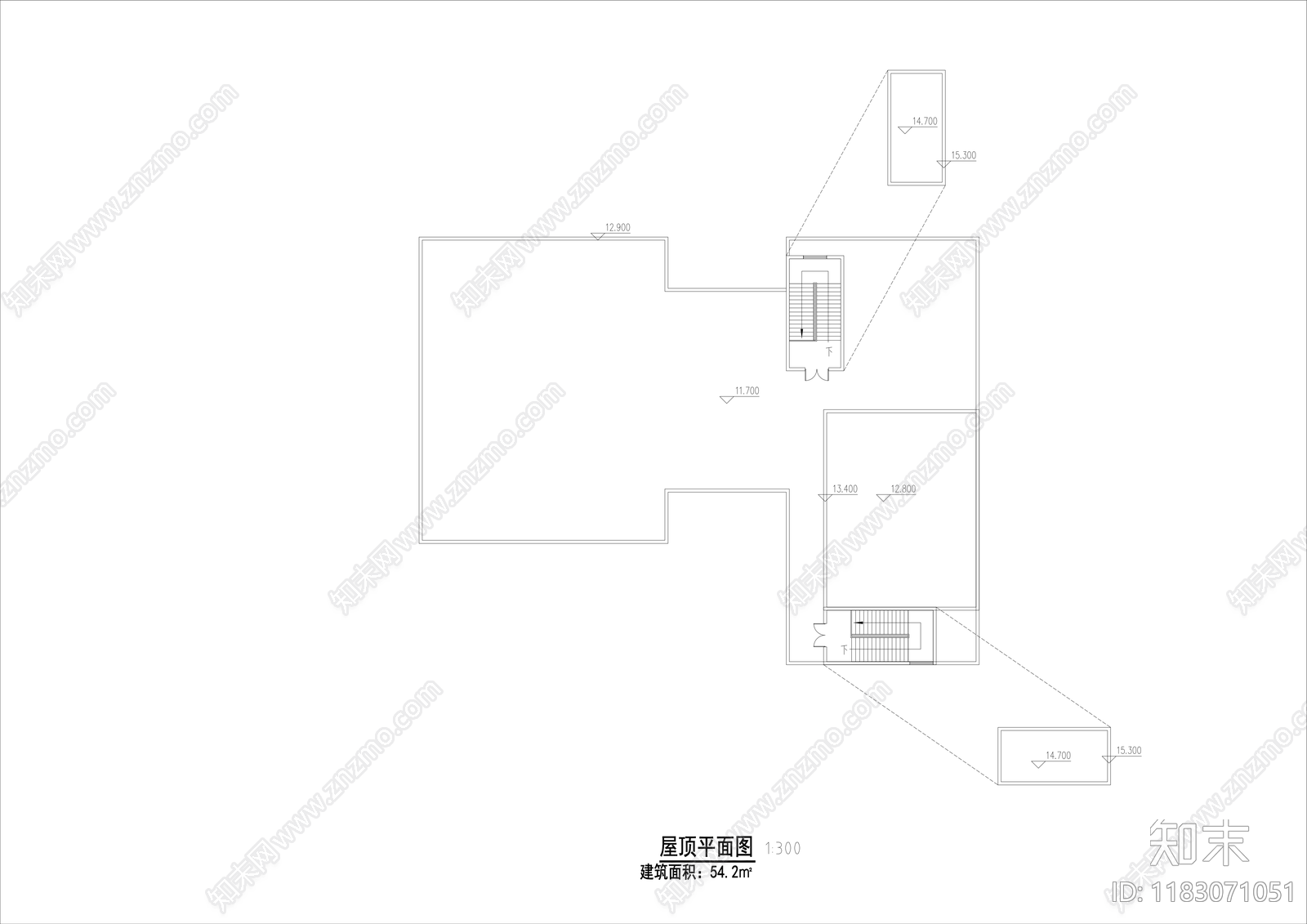 现代幼儿园建筑cad施工图下载【ID:1183071051】