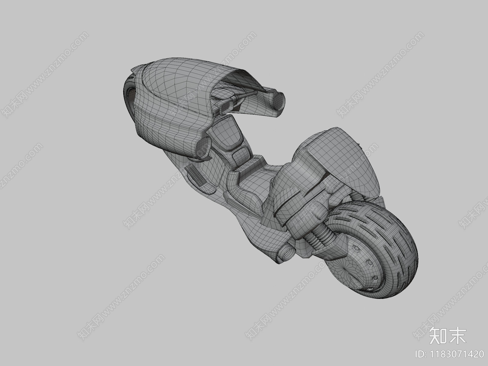 摩托车3D模型下载【ID:1183071420】