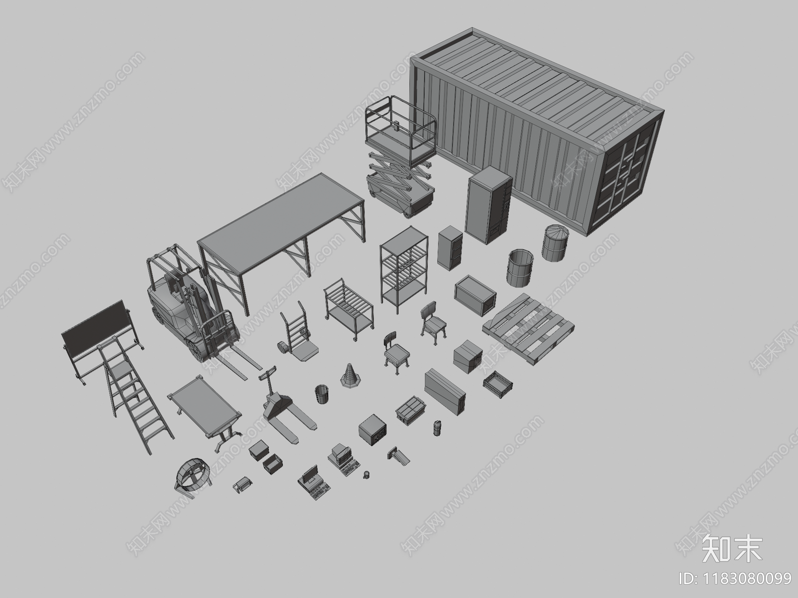 娱乐器材3D模型下载【ID:1183080099】