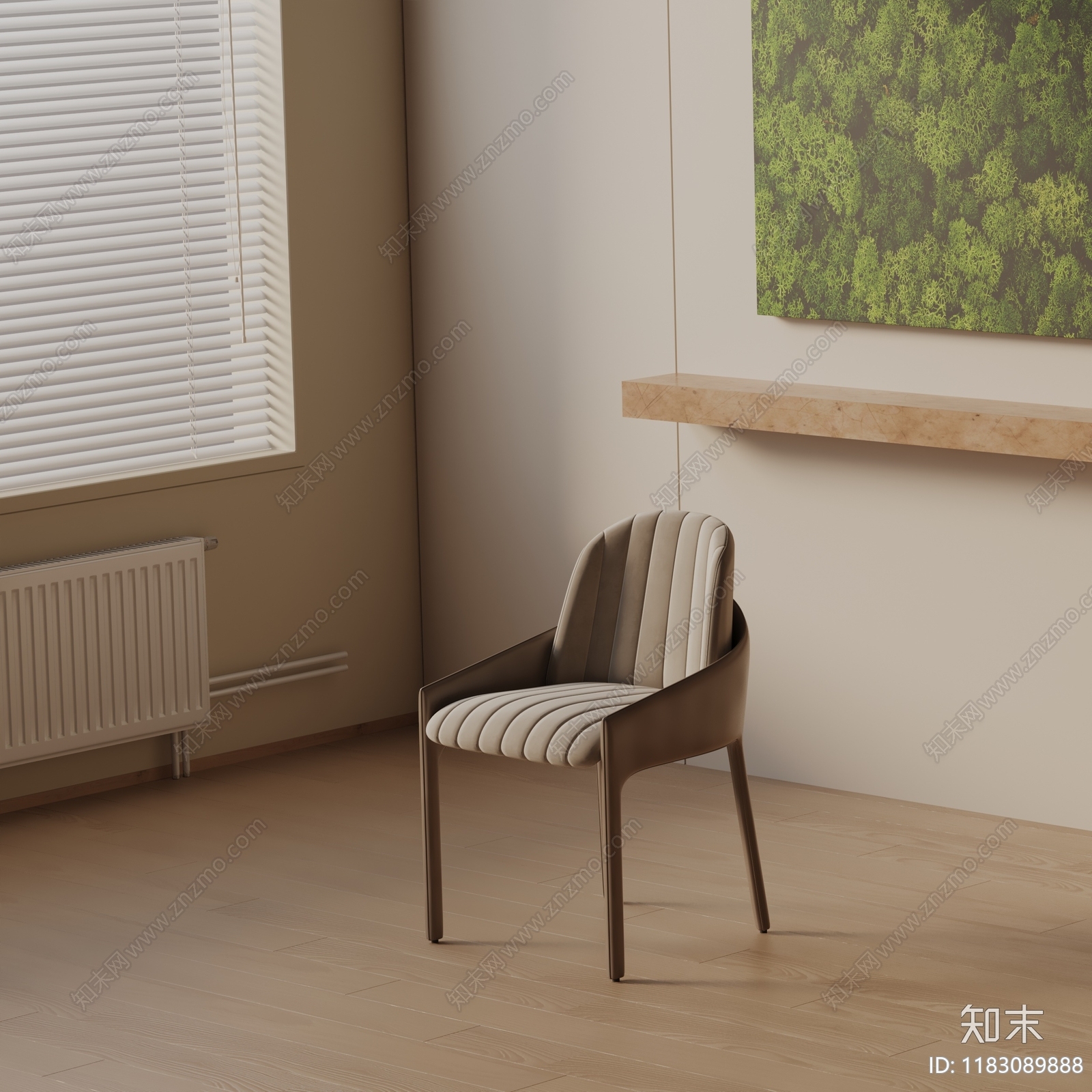 现代餐椅3D模型下载【ID:1183089888】